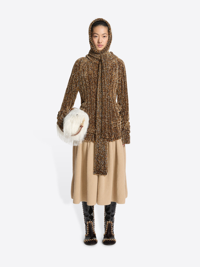 Dries Van Noten LONG VISCOSE SWEATER outlook