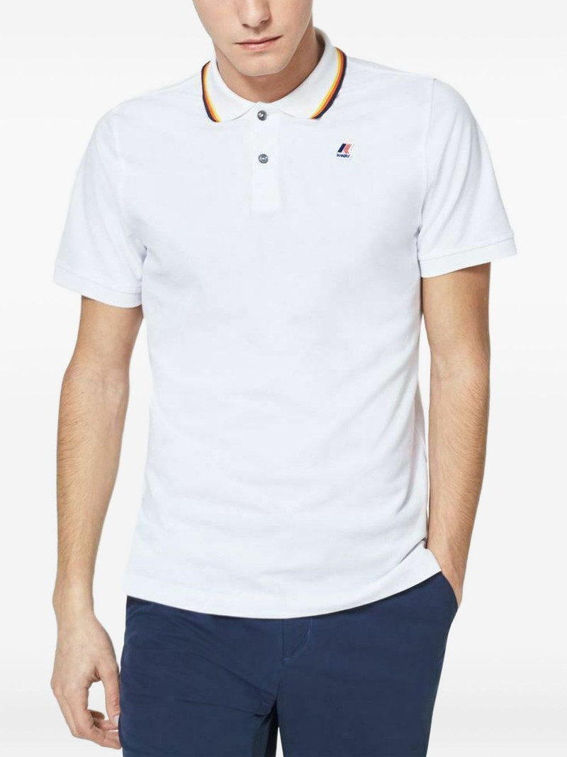 K-WAY Jud tipped-collar polo shirt outlook