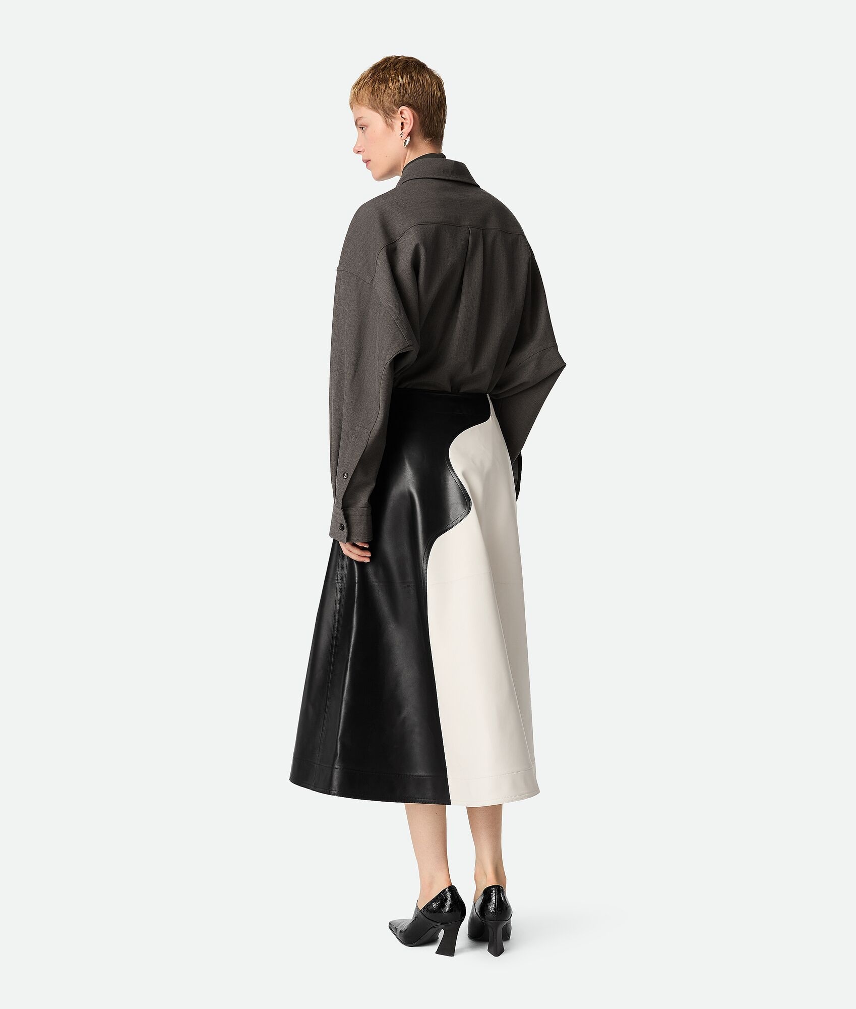 Leather Piercing Skirt - 3