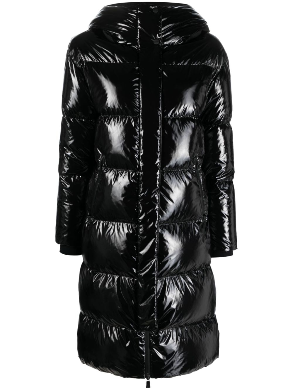 Laminar hooded padded coat - 1