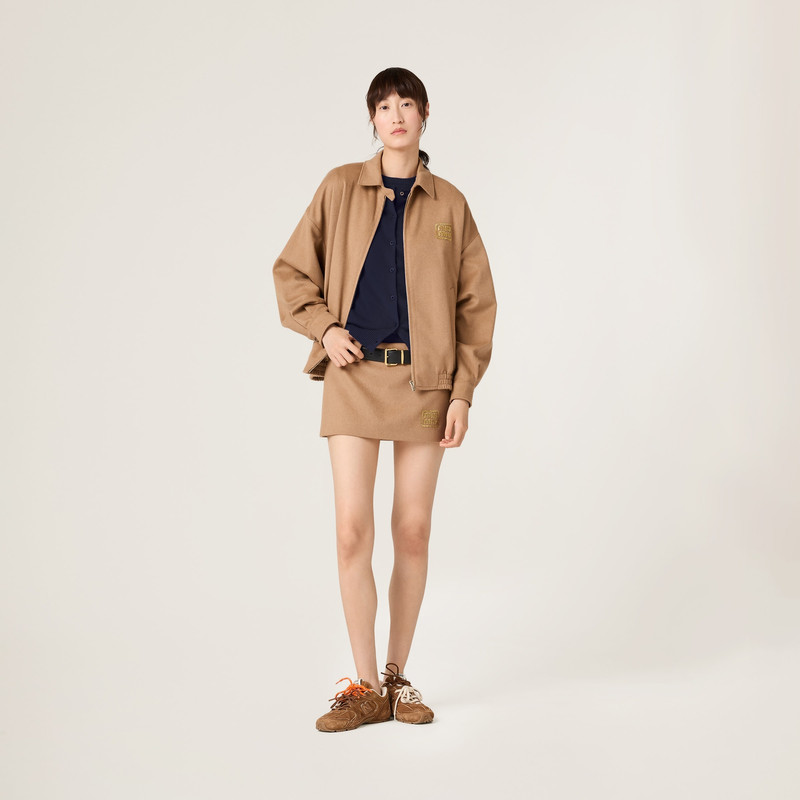 Camel-hair miniskirt 5