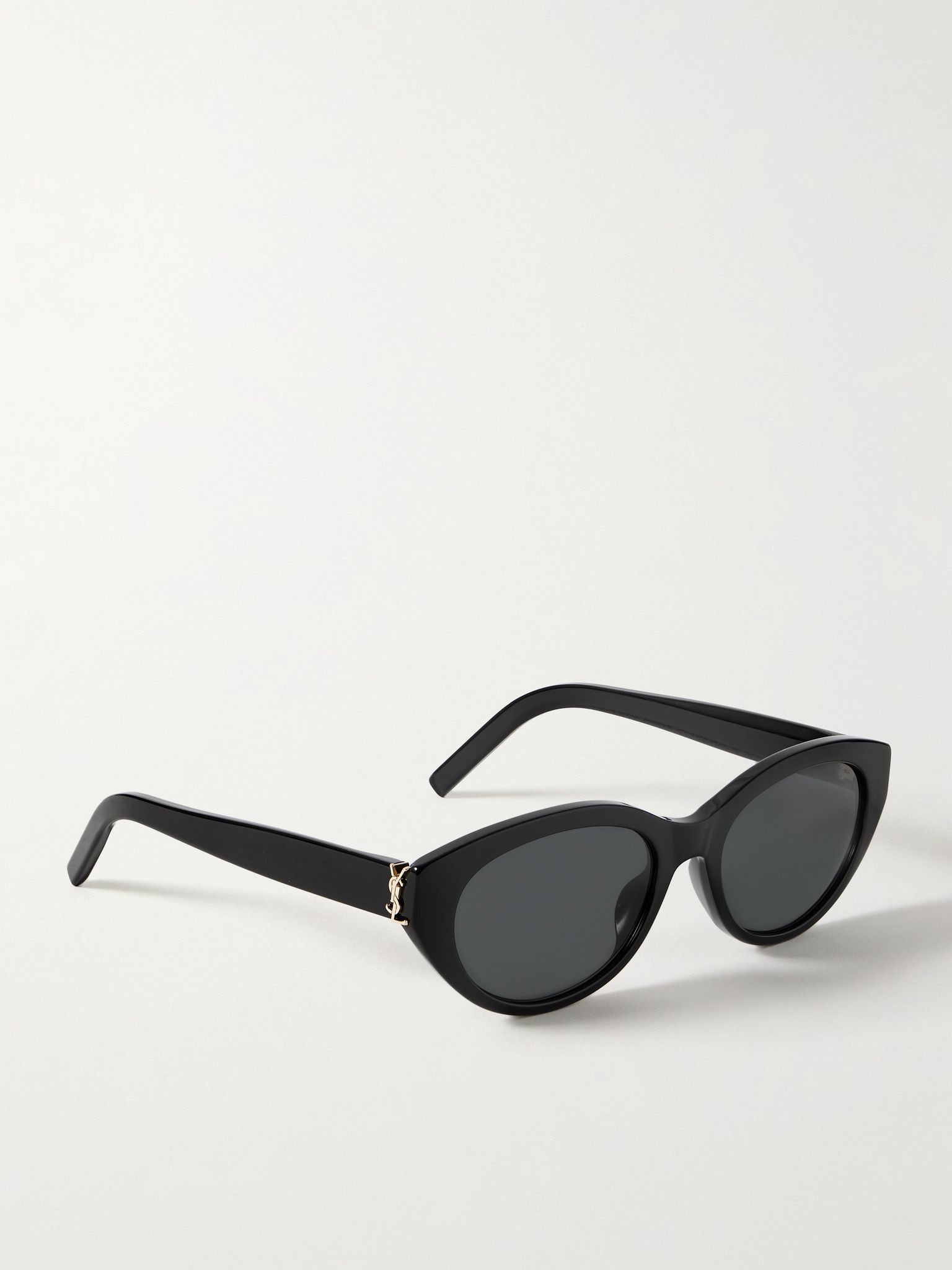 Cat-eye acetate sunglasses Black - 3