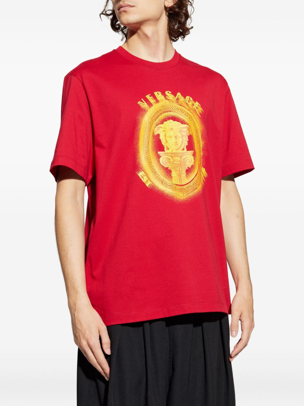 medusa-embellished T-shirt - 3