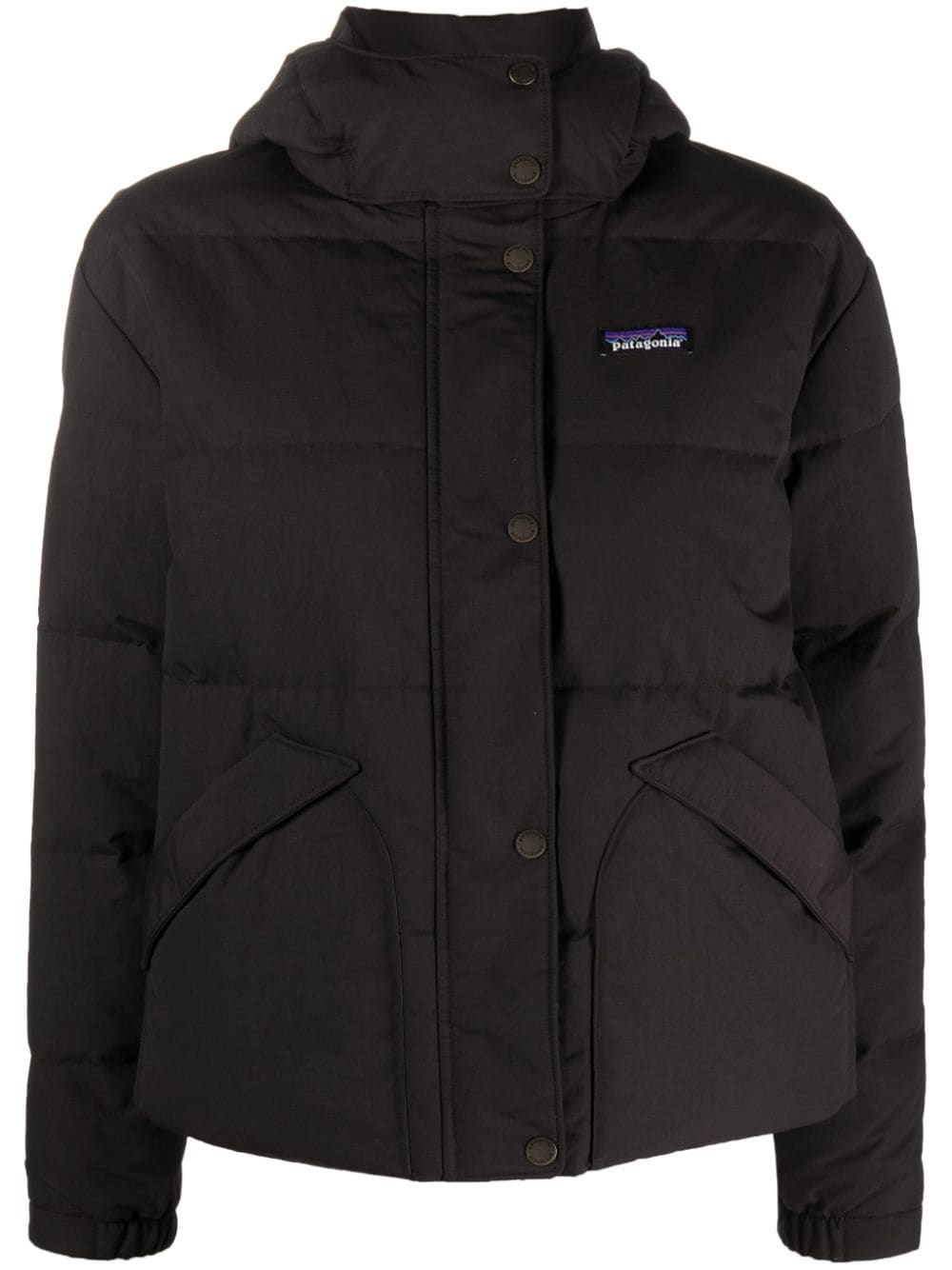 recycled feather-down hooded jacket - 2
