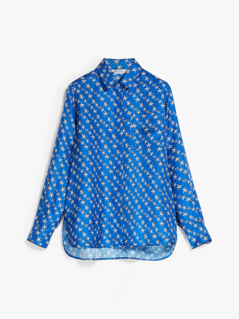 LONDON Printed silk shirt 1