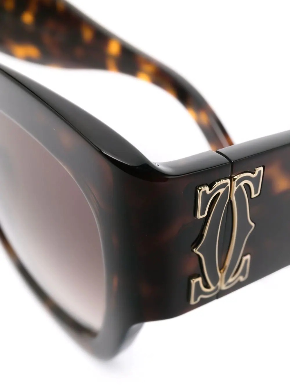 logo-arm detail sunglasses - 3