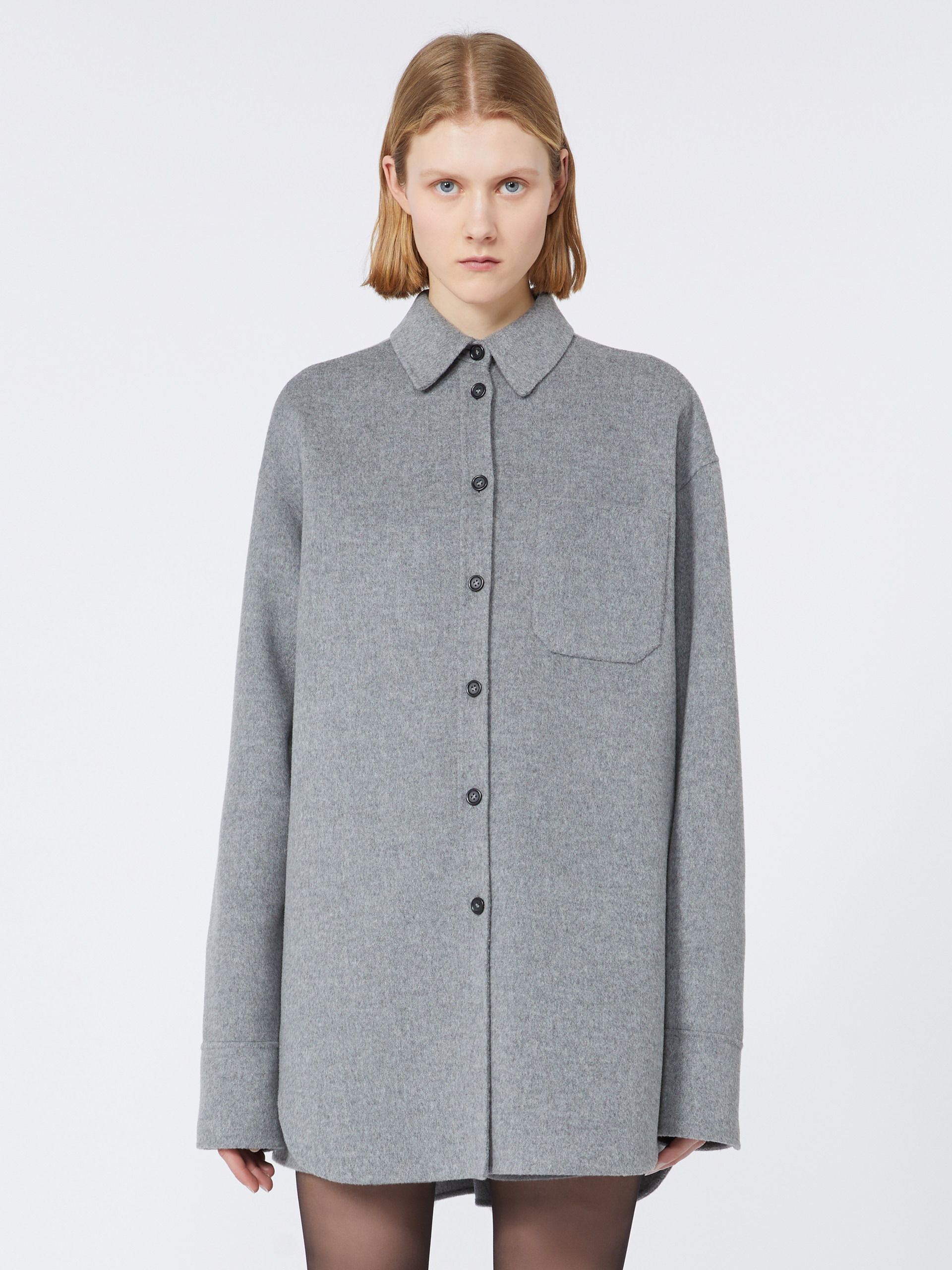 RIBER Oversized double cloth shirt - RUNWAY - 3