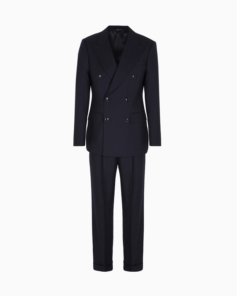 ASV Royal Line double-breasted virgin-wool cloth suit 1