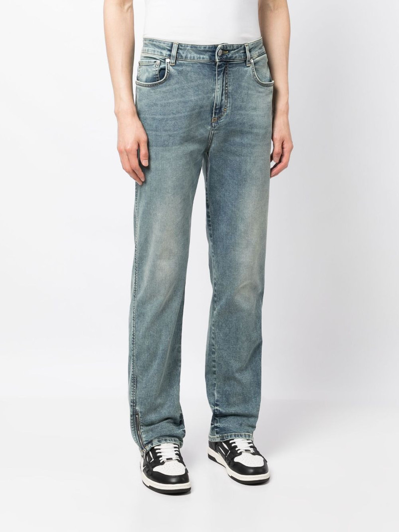 mid-rise straight-leg jeans 3
