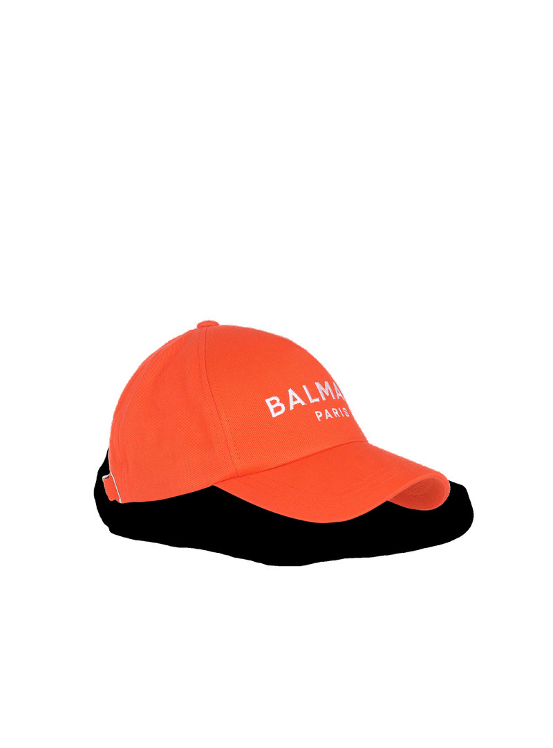 Cotton cap with Balmain Paris logo 3