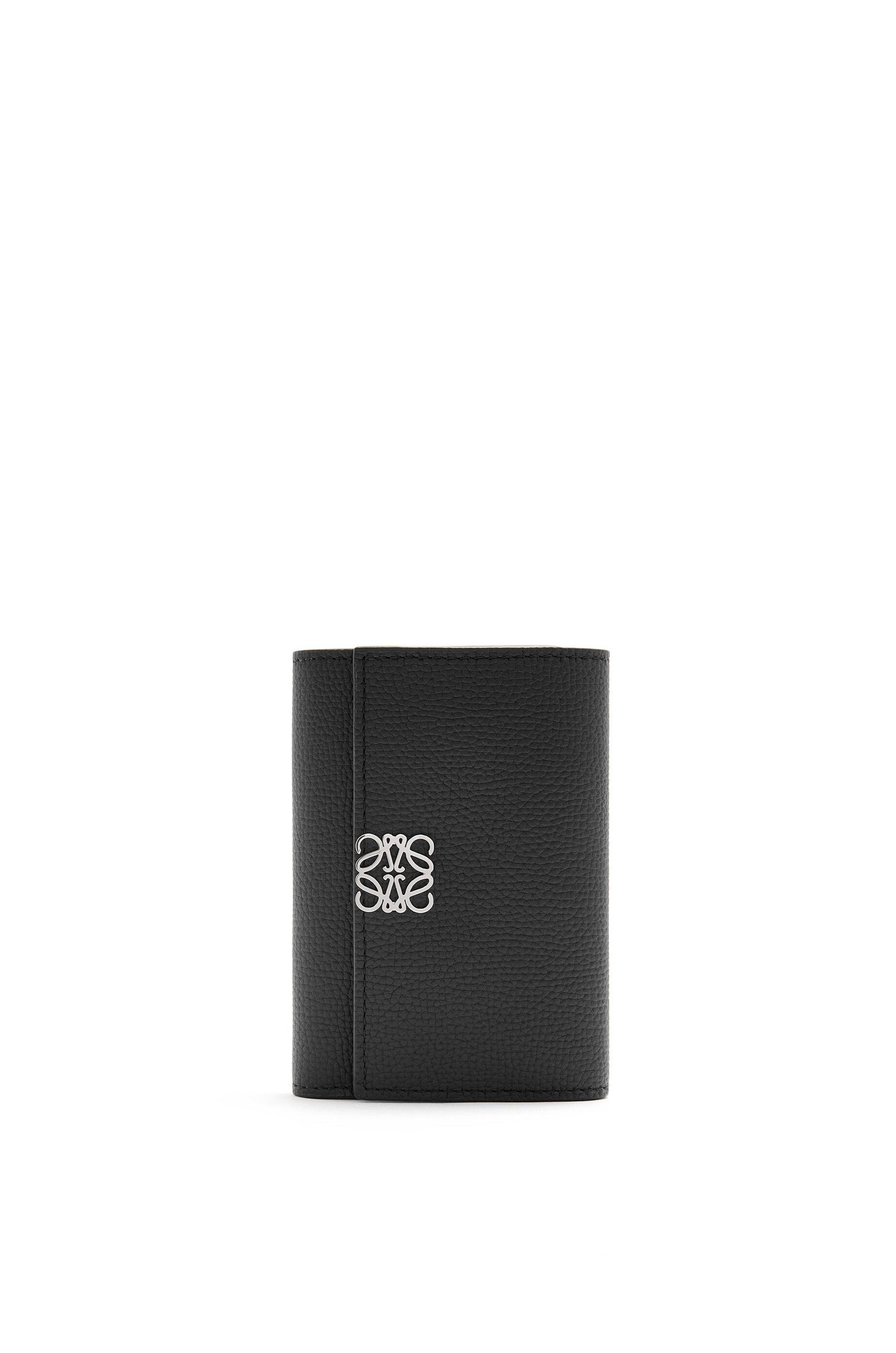 Anagram small vertical wallet in pebble grain calfskin - 1
