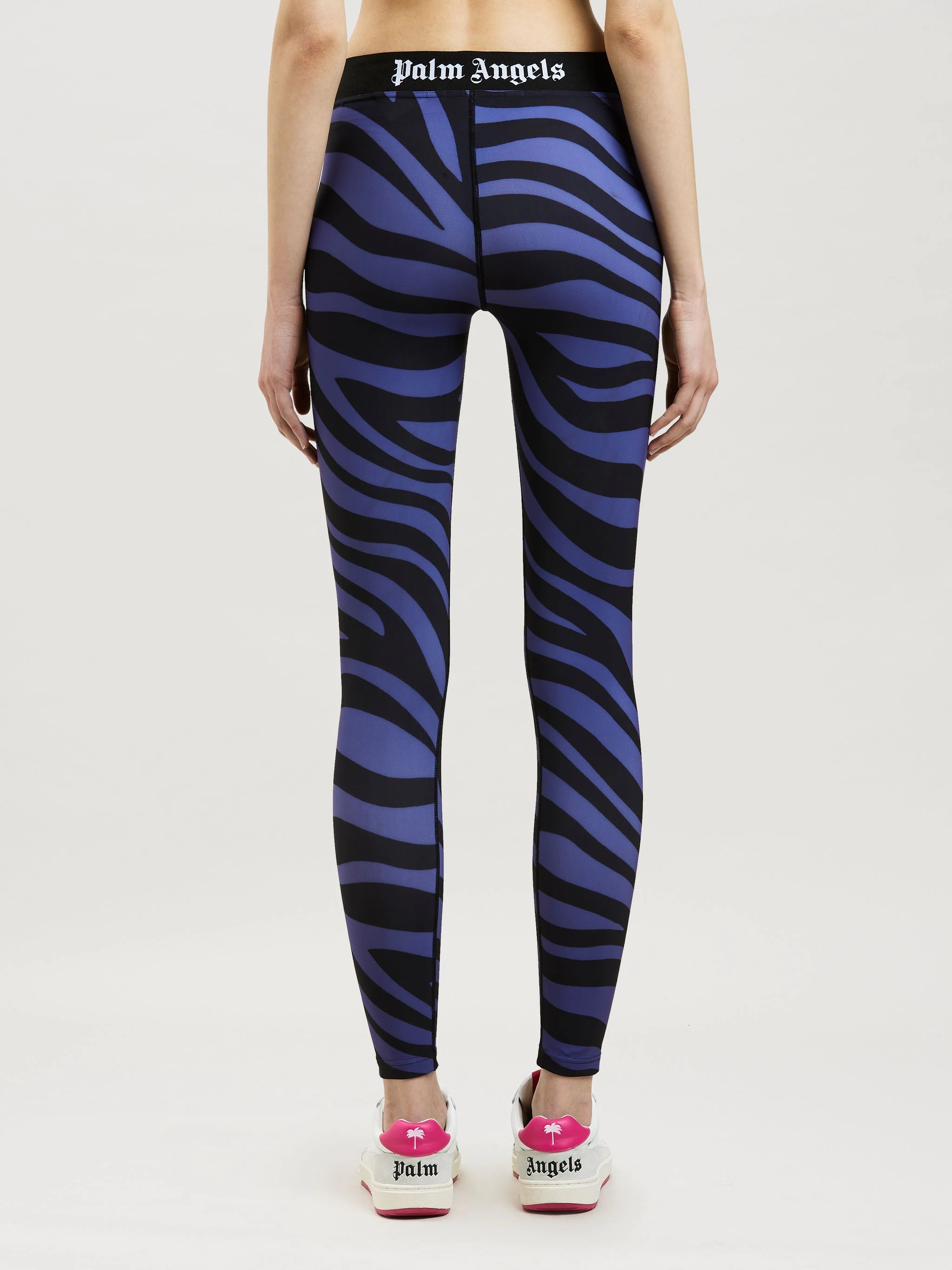 ZEBRA PRINT CLASSIC LOGO LEGGINS - 5