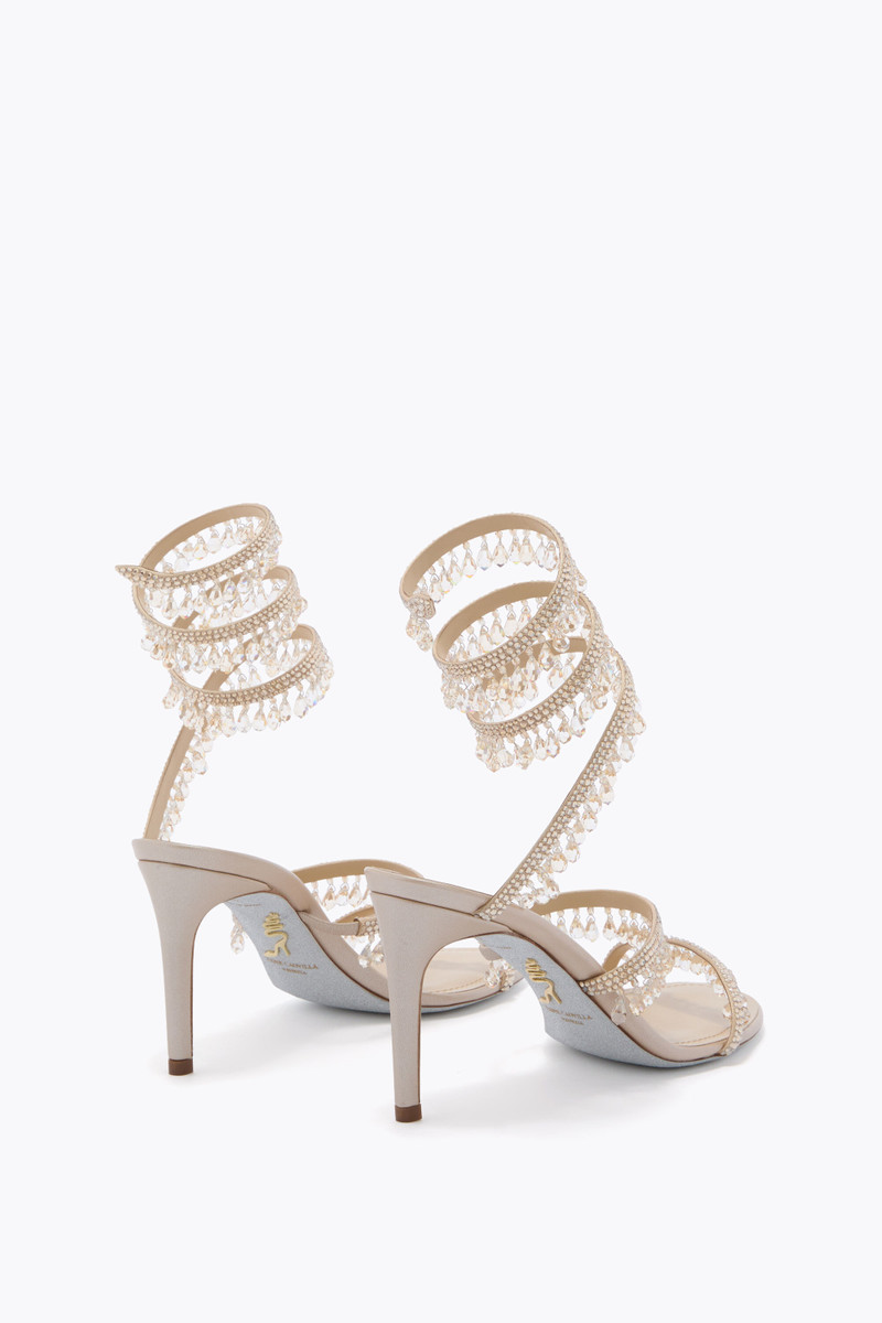 RENE CAOVILLA CHANDELIER CHAMPAGNE SANDAL 80 outlook