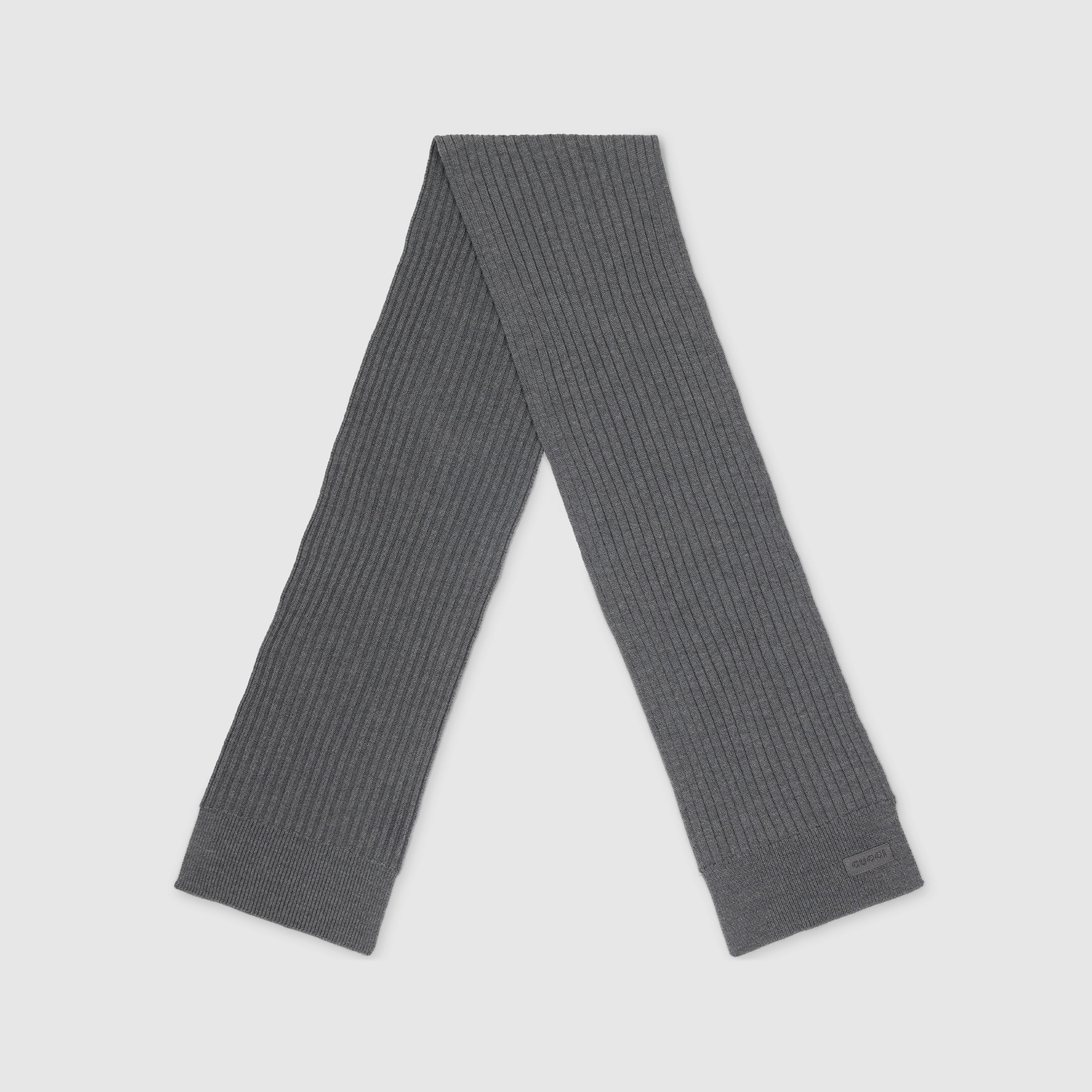 Knit wool scarf - 2