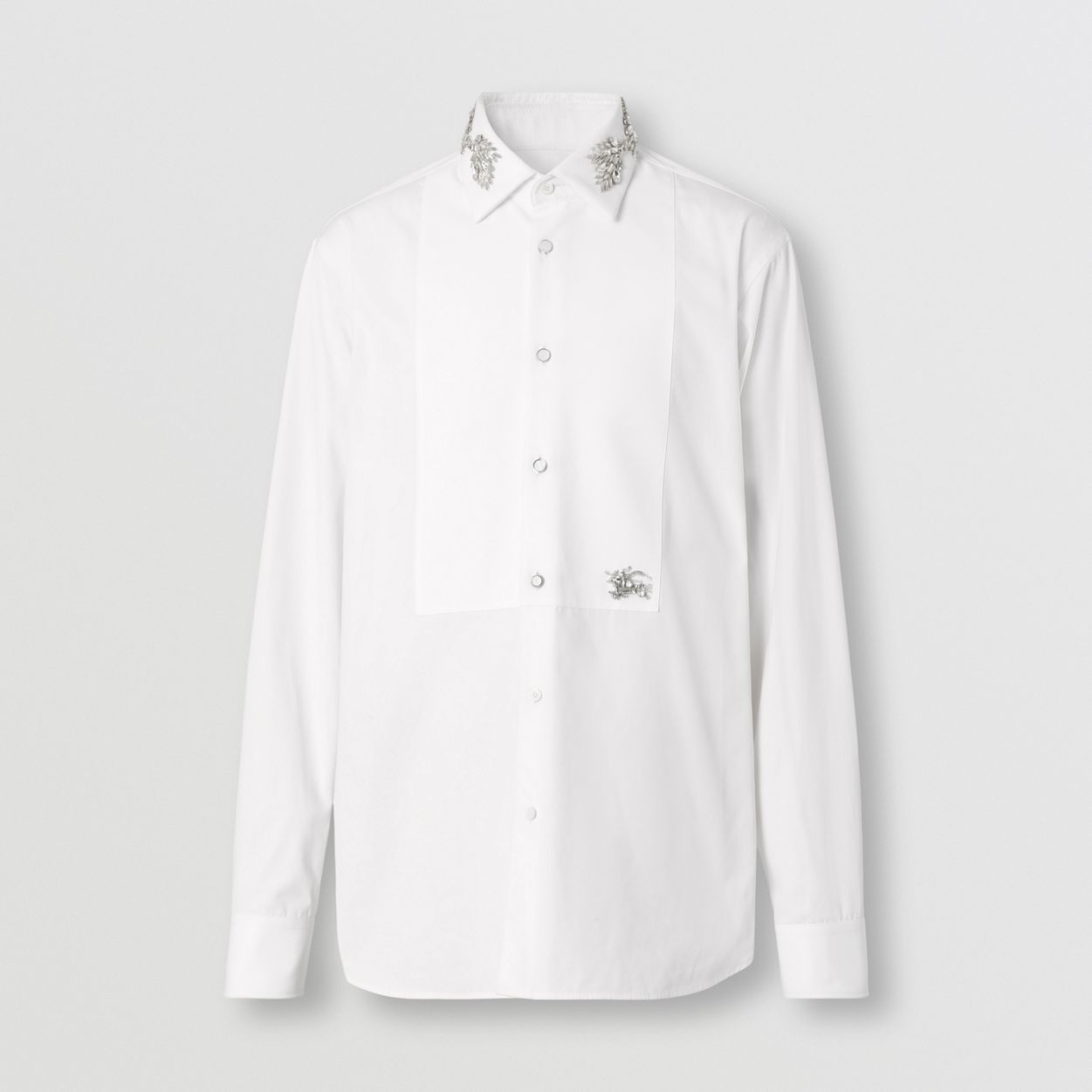 Slim Fit Crystal EKD Cotton Shirt - 1