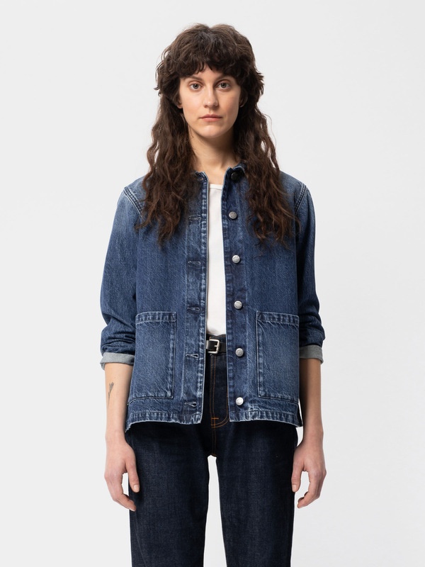 Nina Worker Jacket Denim - 3