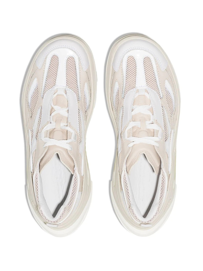 two-tone low-top sneakers 5