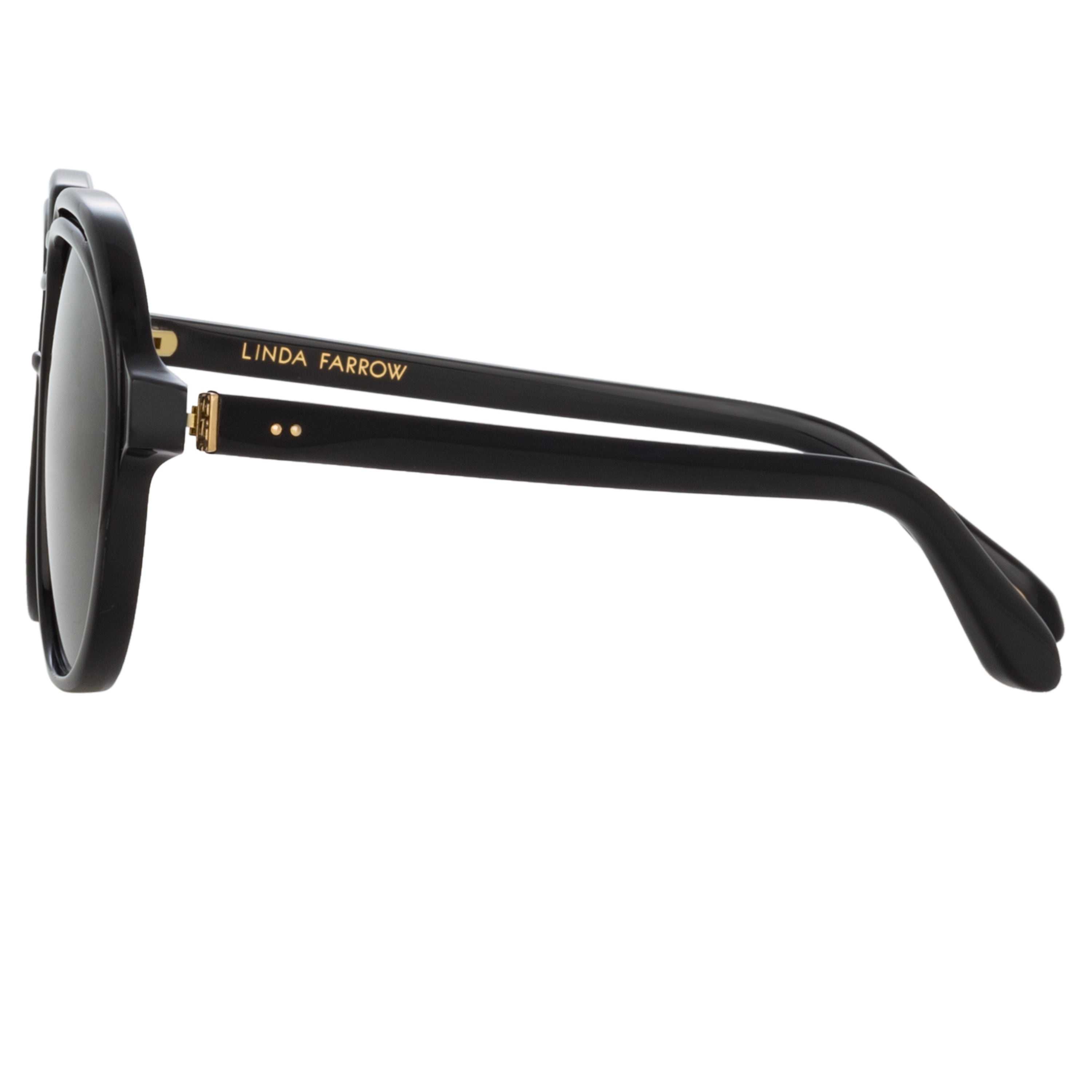 RAPHAEL AVIATOR SUNGLASSES IN BLACK - 4