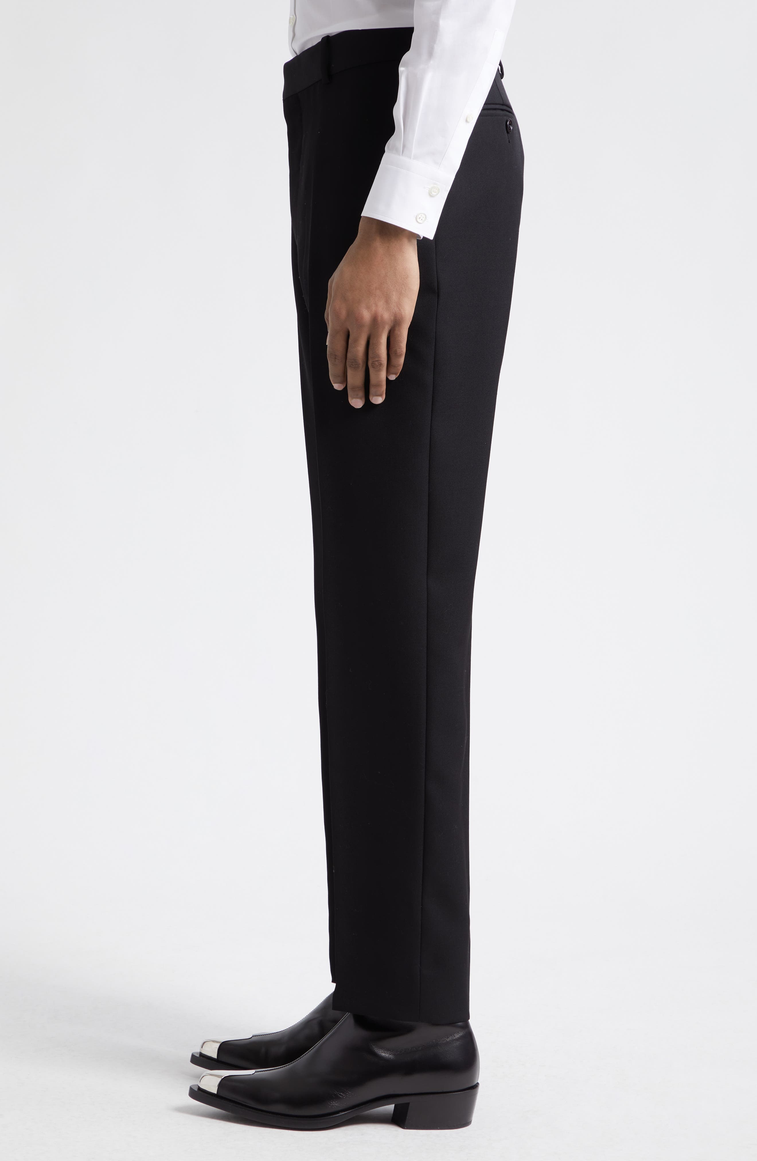 Wool Cigarette Pants - 3