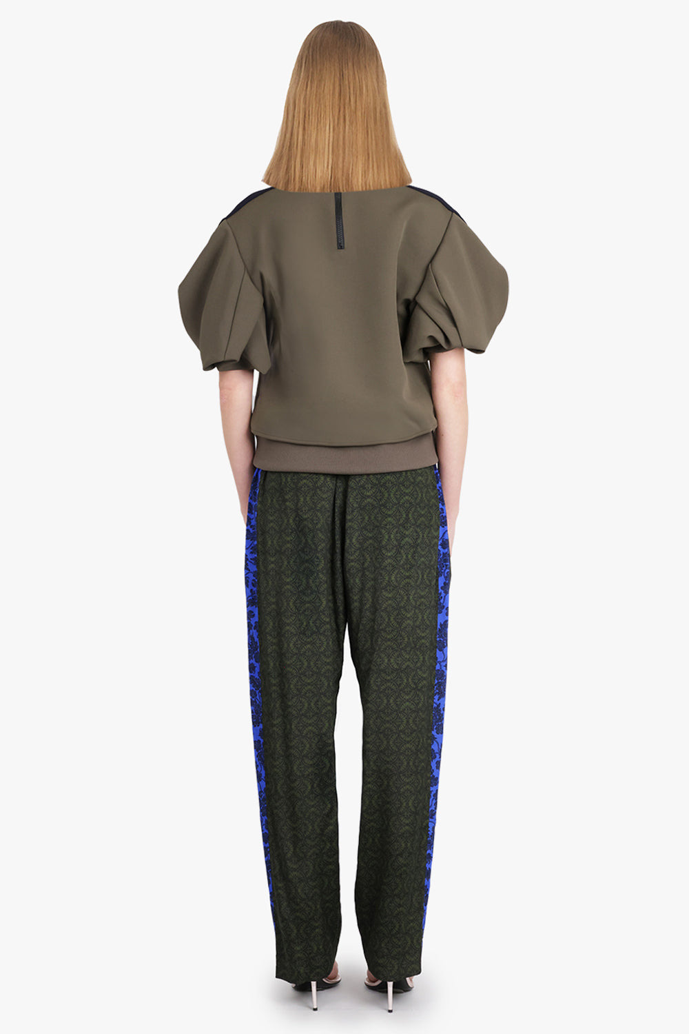 PARKINO PRINTED PANT | BOTTLE GREEN - 4
