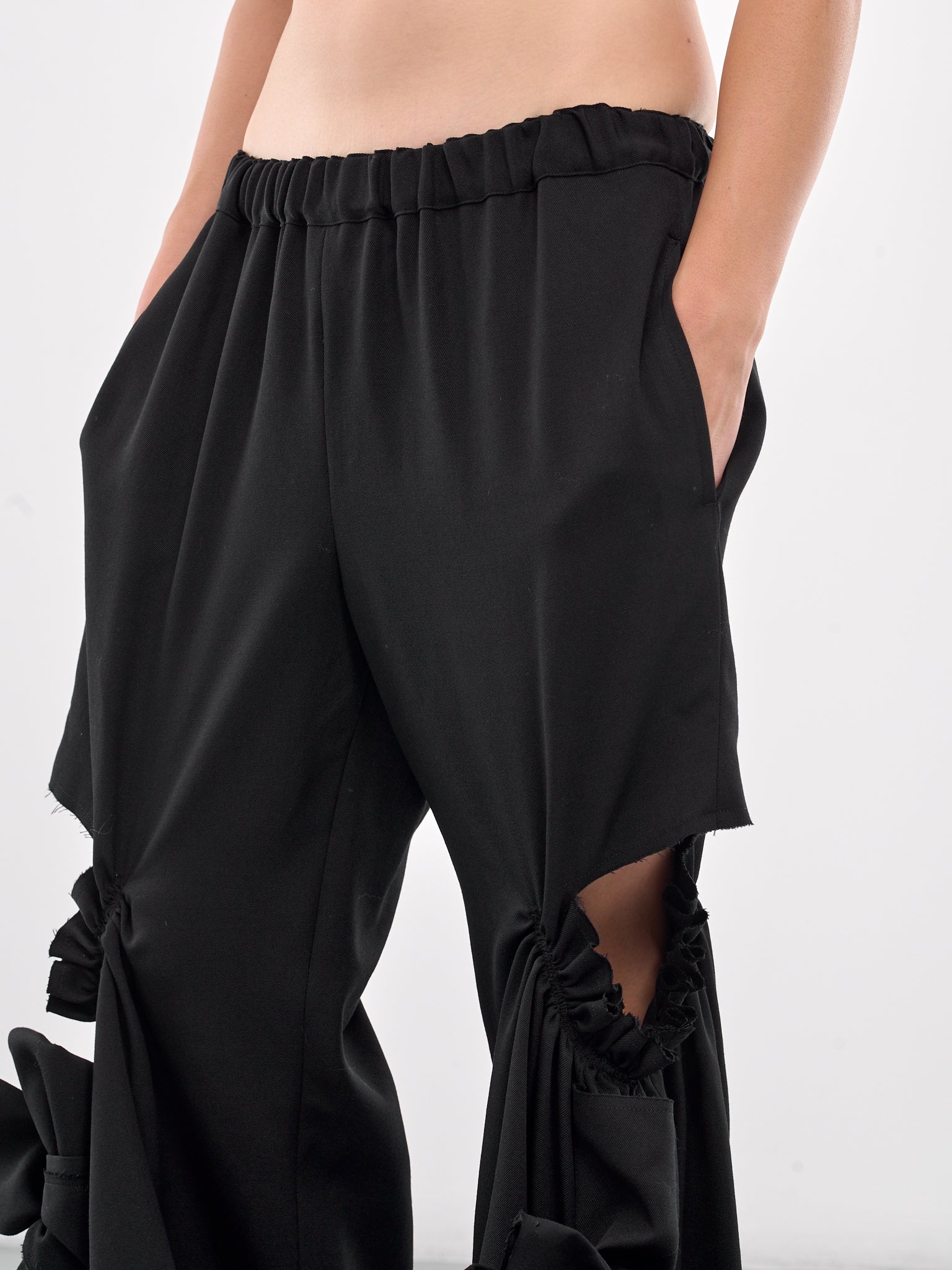 Deconstructed Draping Trousers - 4