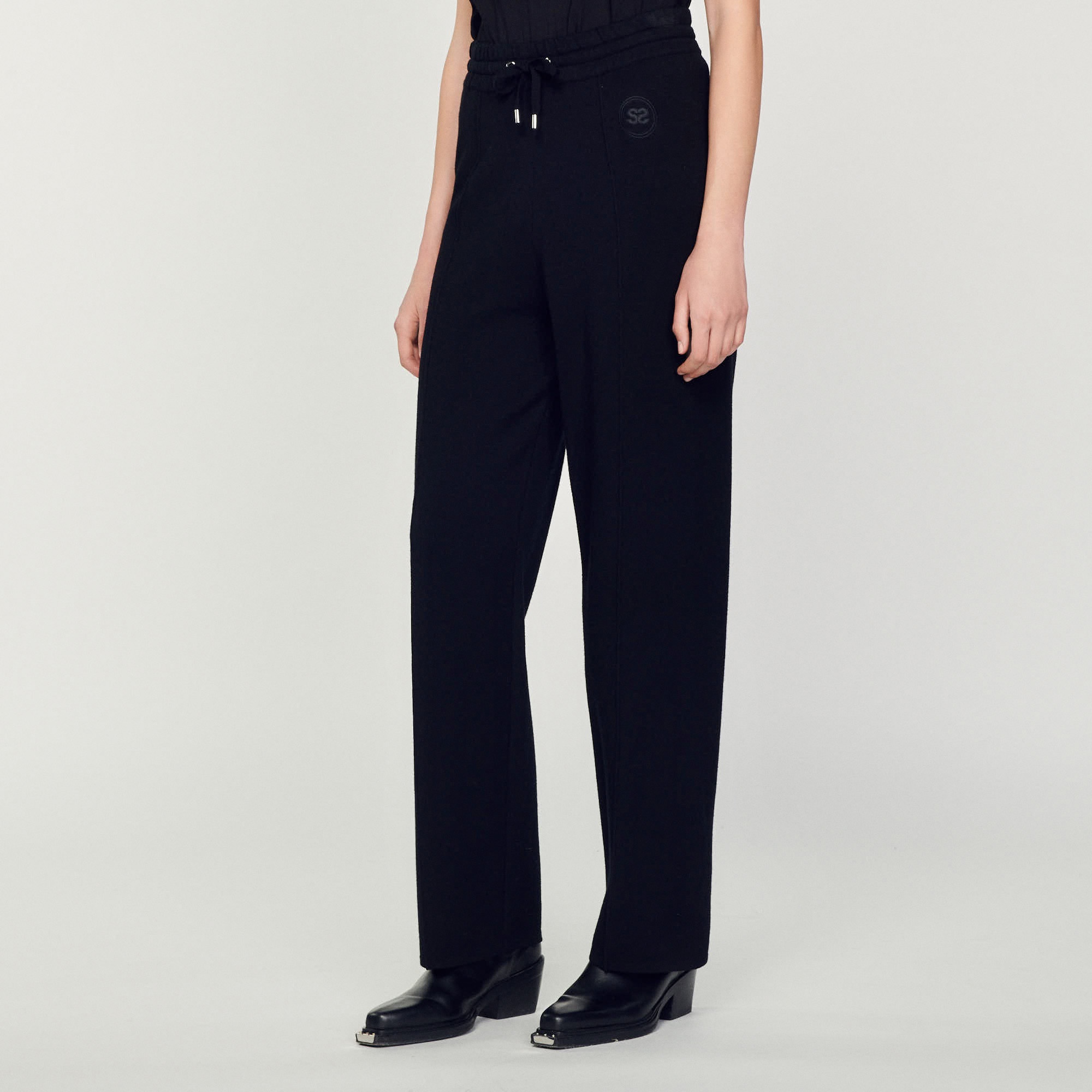 Knitted straight-leg pants - 5