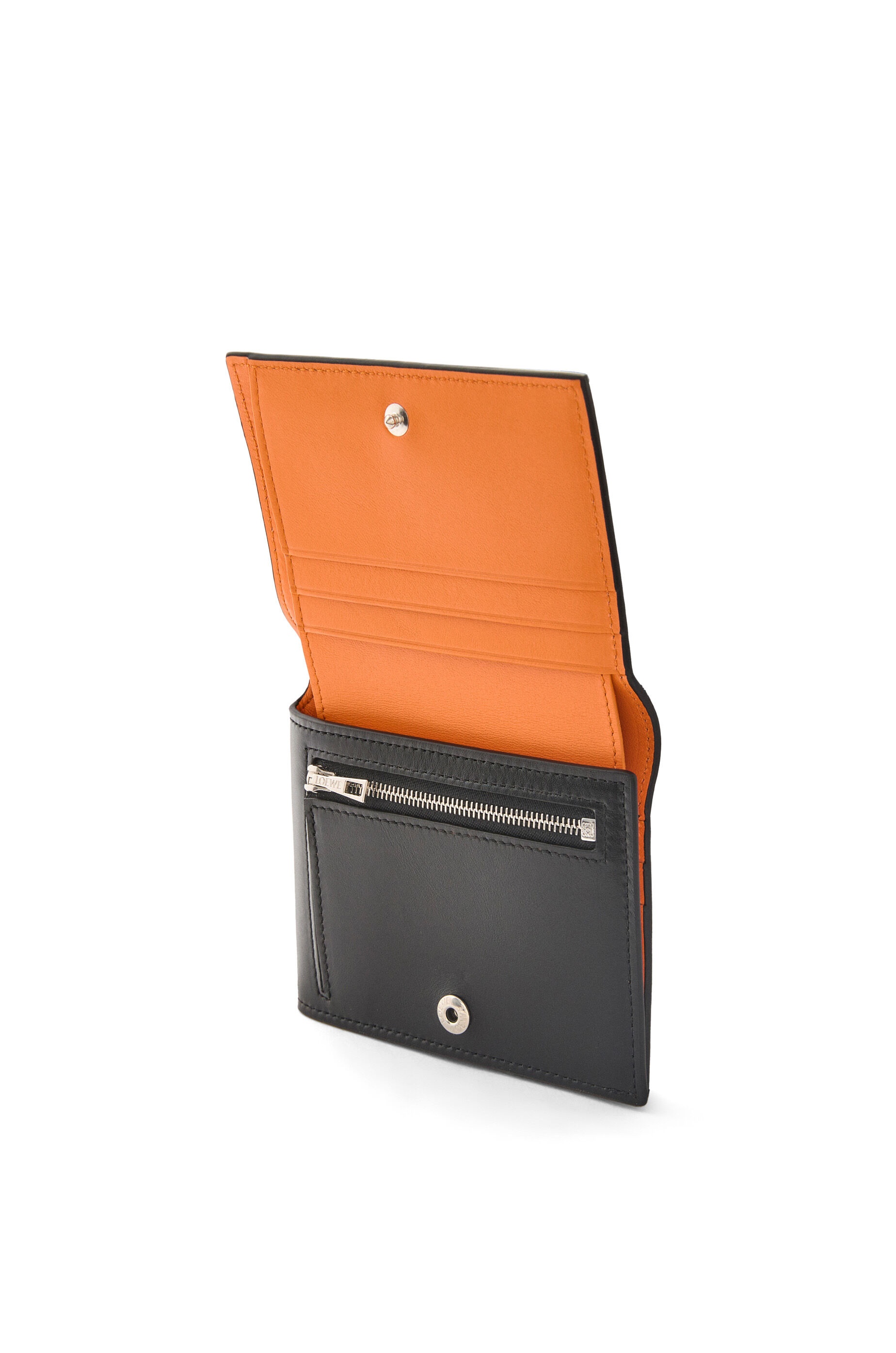 Folded wallet in shiny nappa calfskin - 3