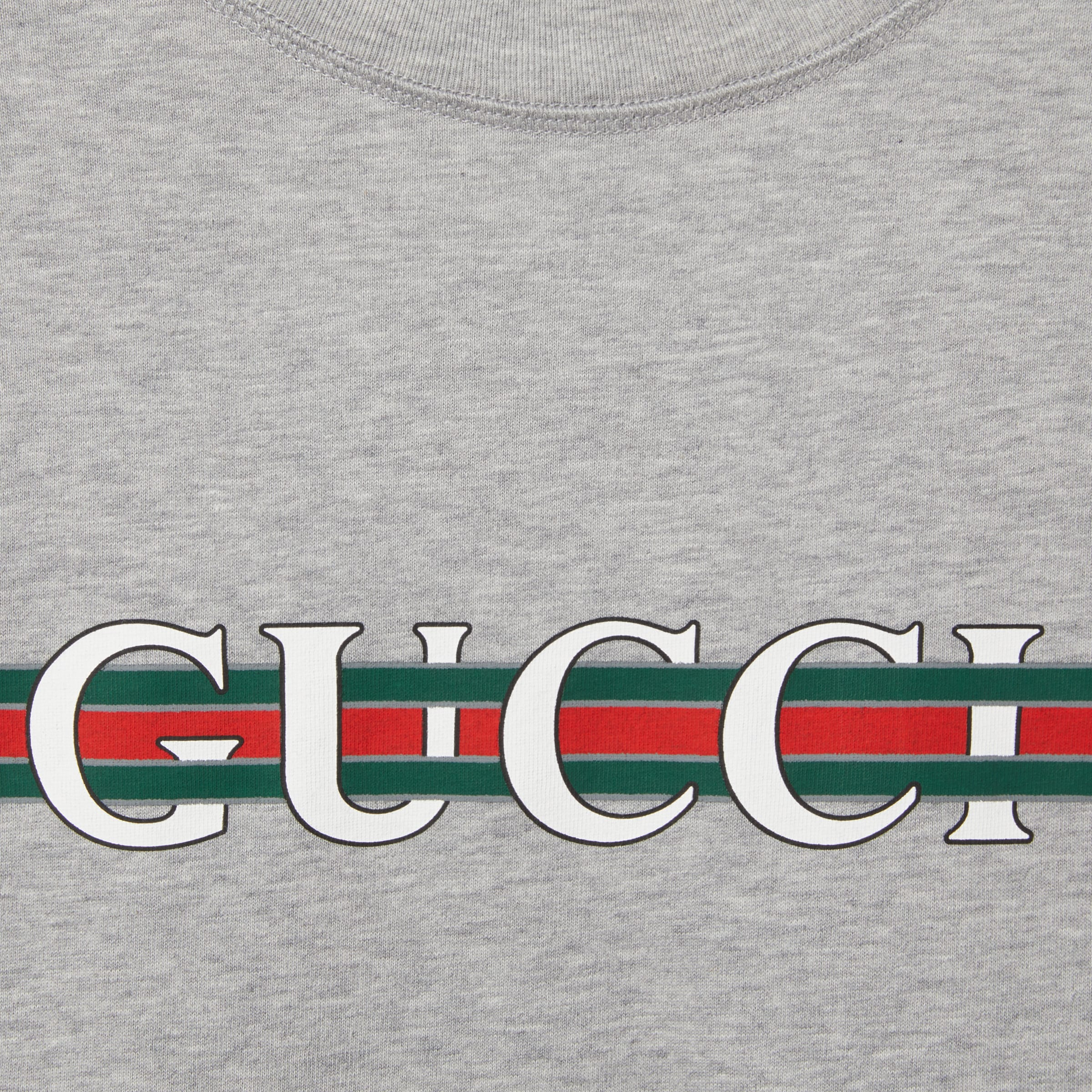 Cotton jersey T-shirt with Gucci print - 7