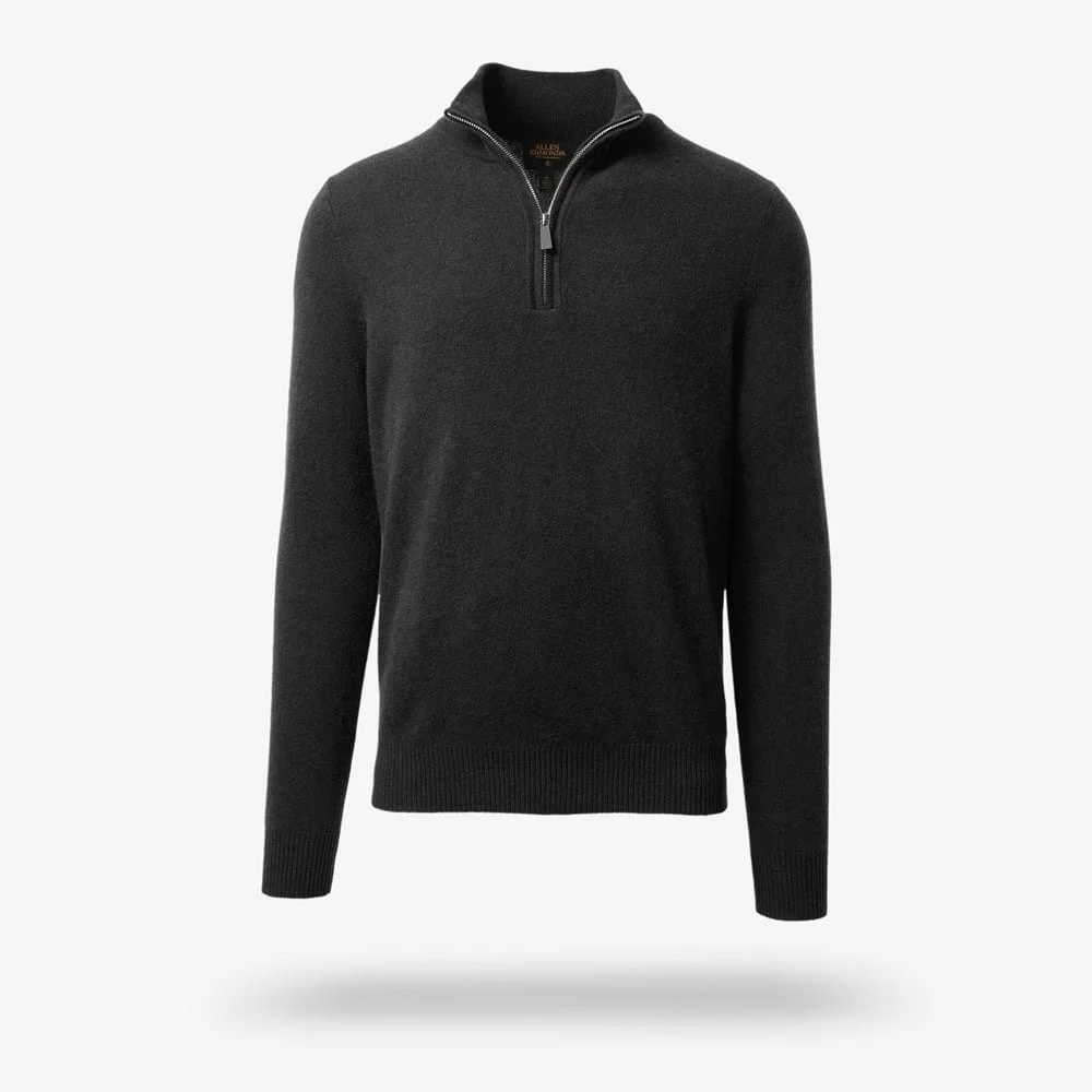 Cashmere Quarter-zip Sweater - 1