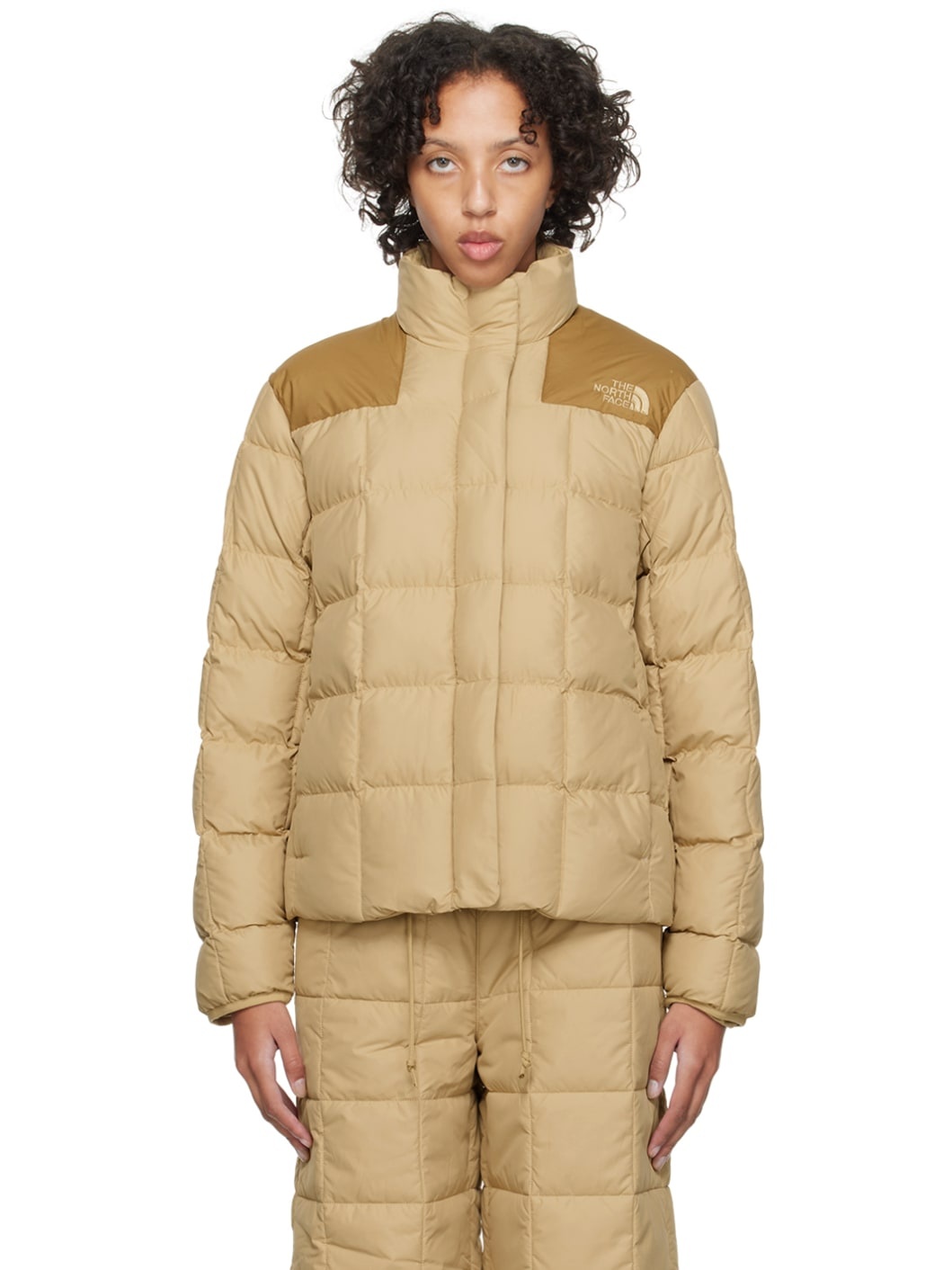 Khaki Lhotse Reversible Jacket - 1