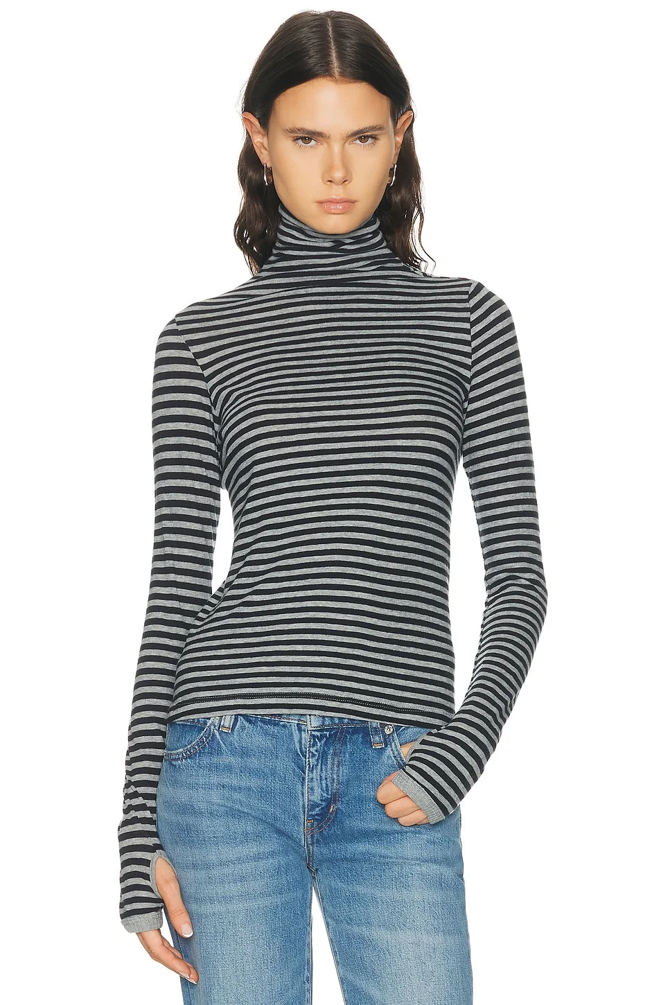 Cashmere Jersey New Classic Turtleneck Sweater - 1