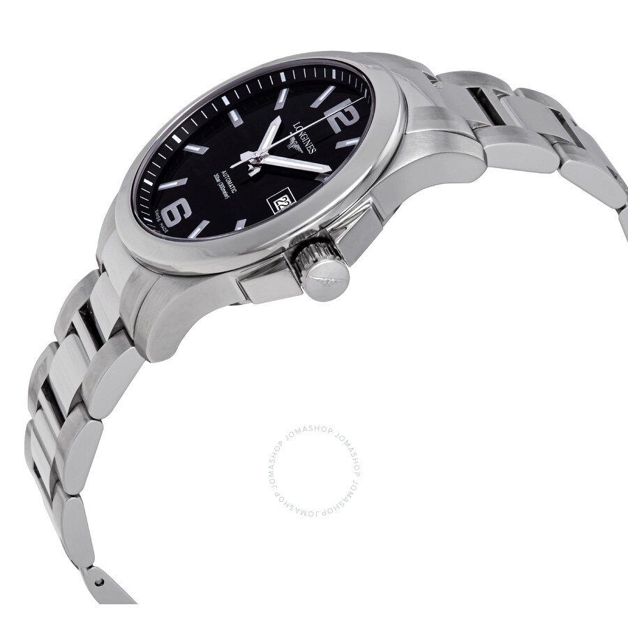 Longines Conquest Black Dial Automatic Men's 41mm Watch L3.777.4.58.6 - 2