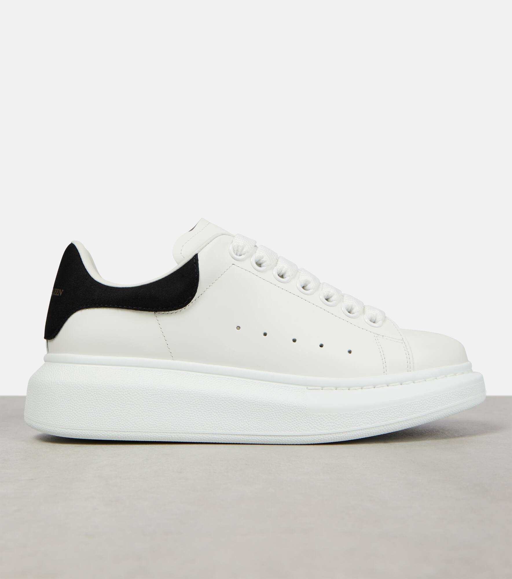 Oversized leather sneakers - 6