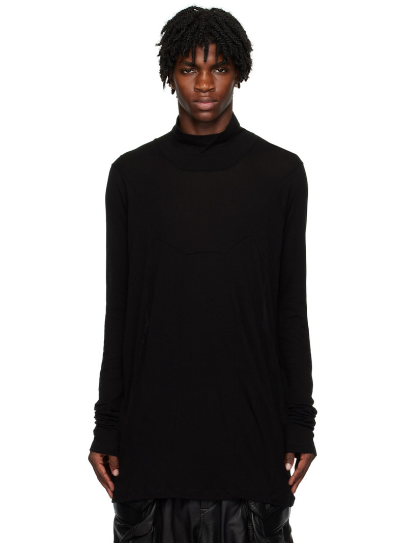 Black Edge Seam Turtleneck 1