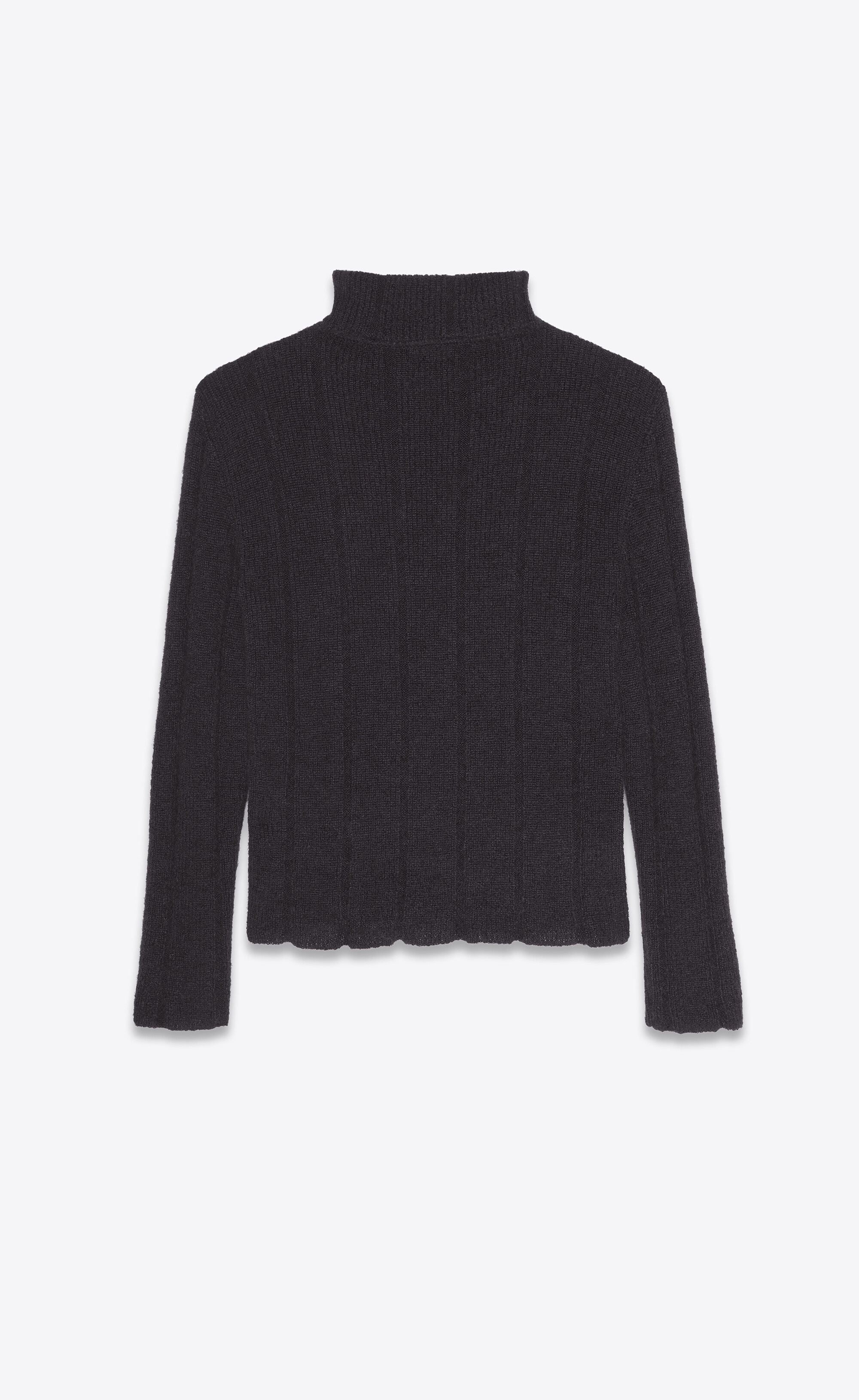 turtleneck sweater in ribbed knit - 2