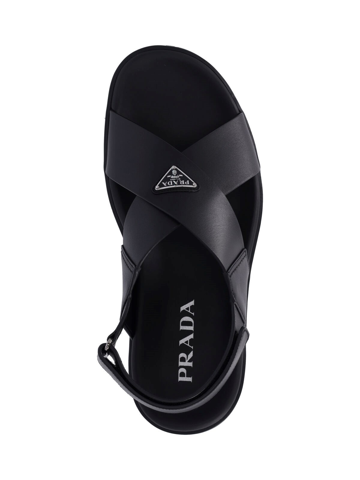 LOGO CROSSED SANDALS - 5