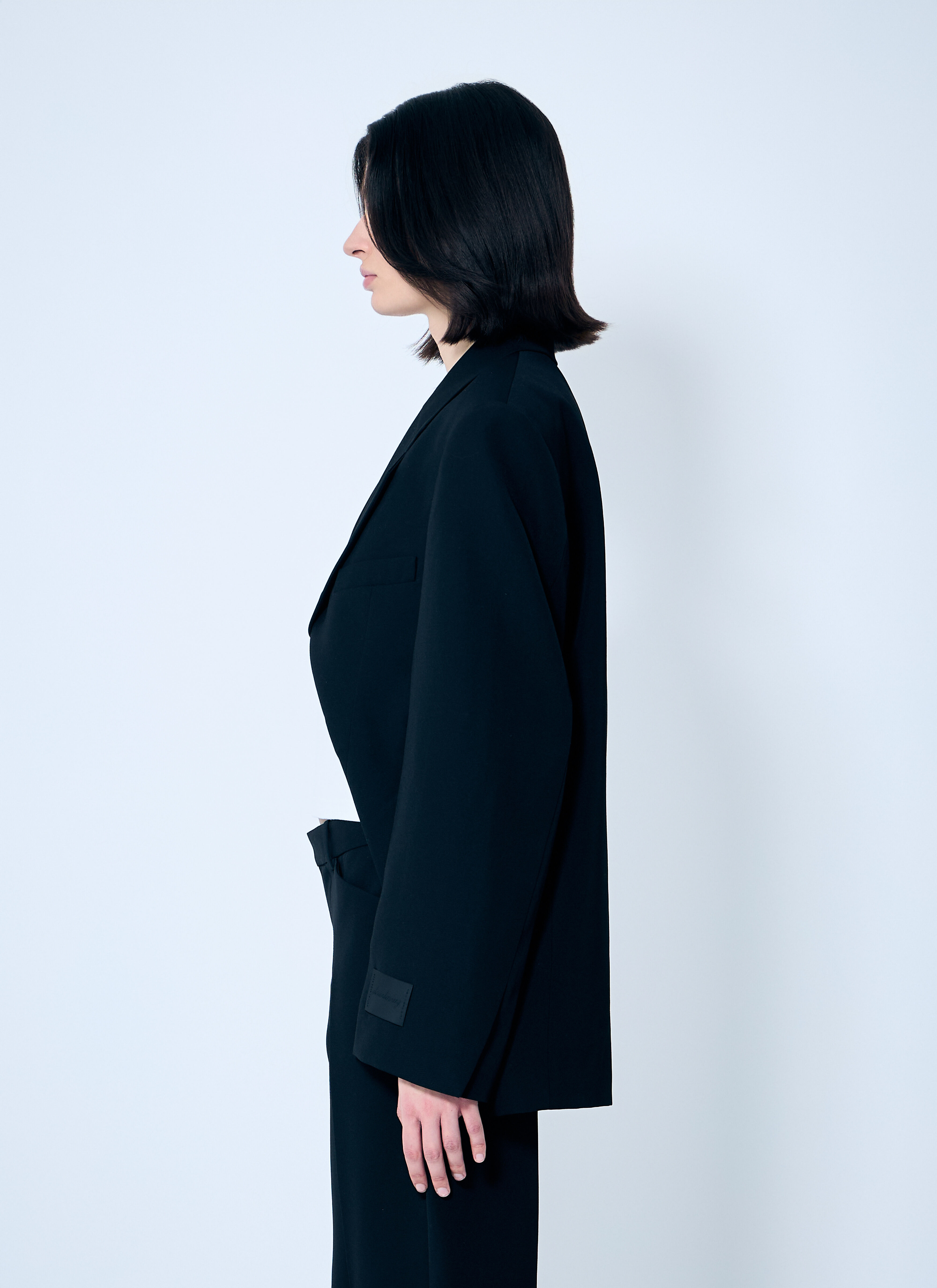 Pull-Back Cut-Out Blazer - 3