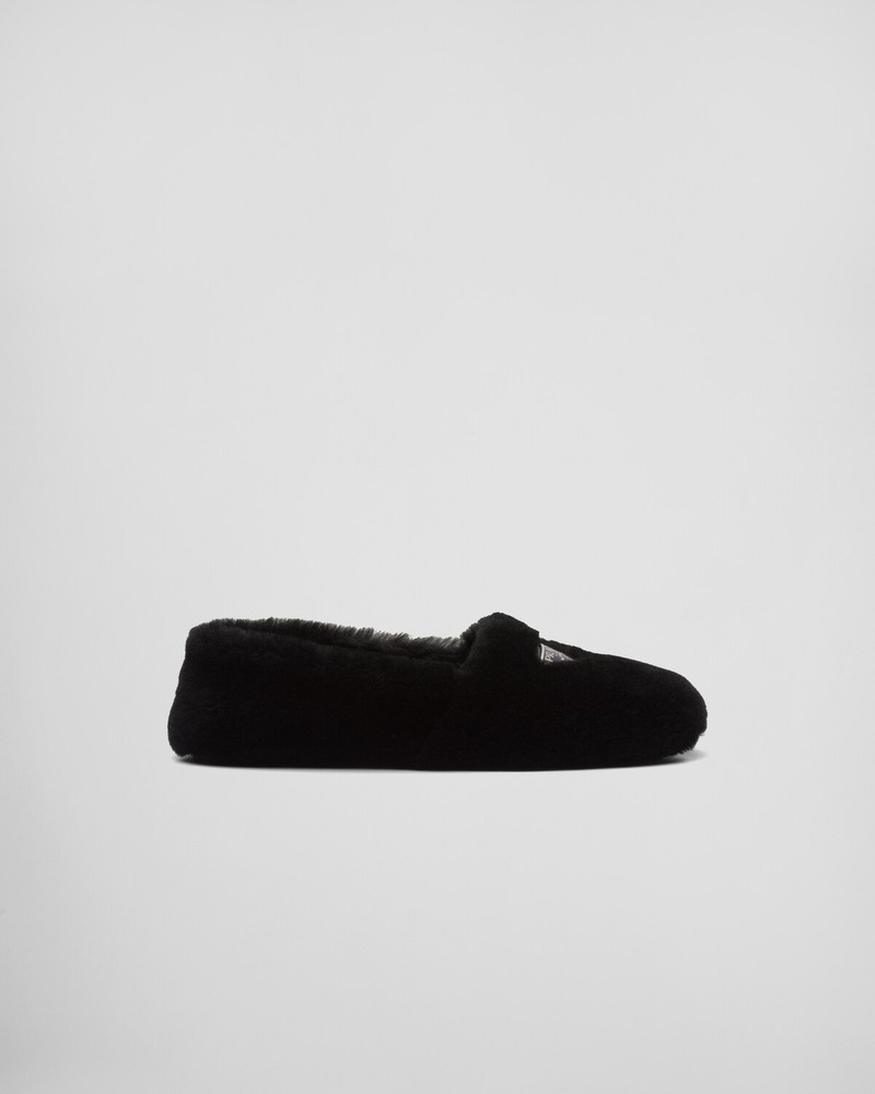 Prada Shearling slippers outlook
