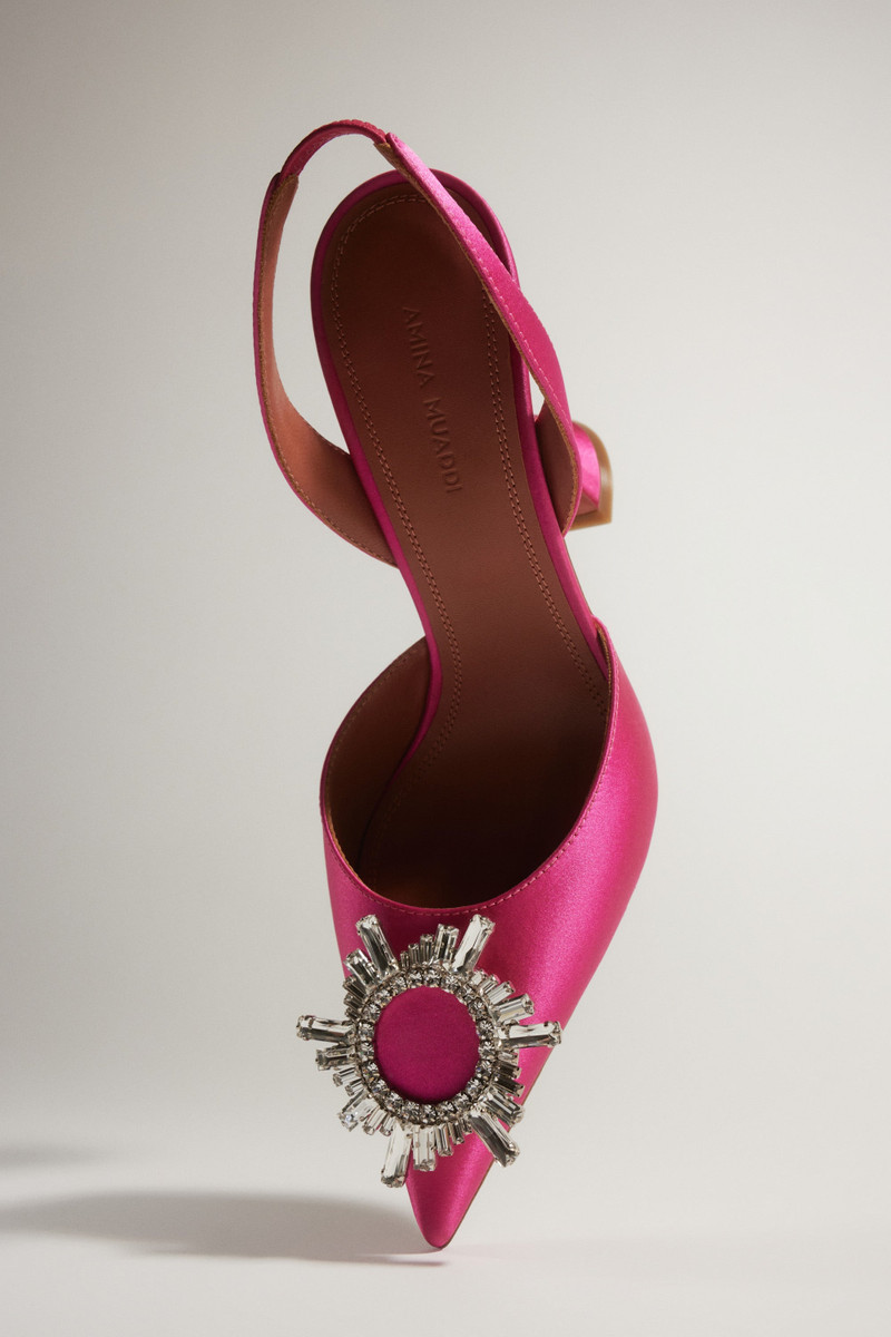 BEGUM SLING RASPBERRY SATIN 4