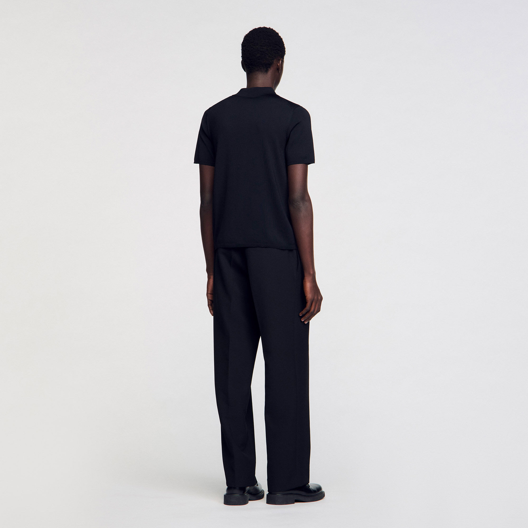 SHORT-SLEEVE KNITTED POLO SHIRT - 6