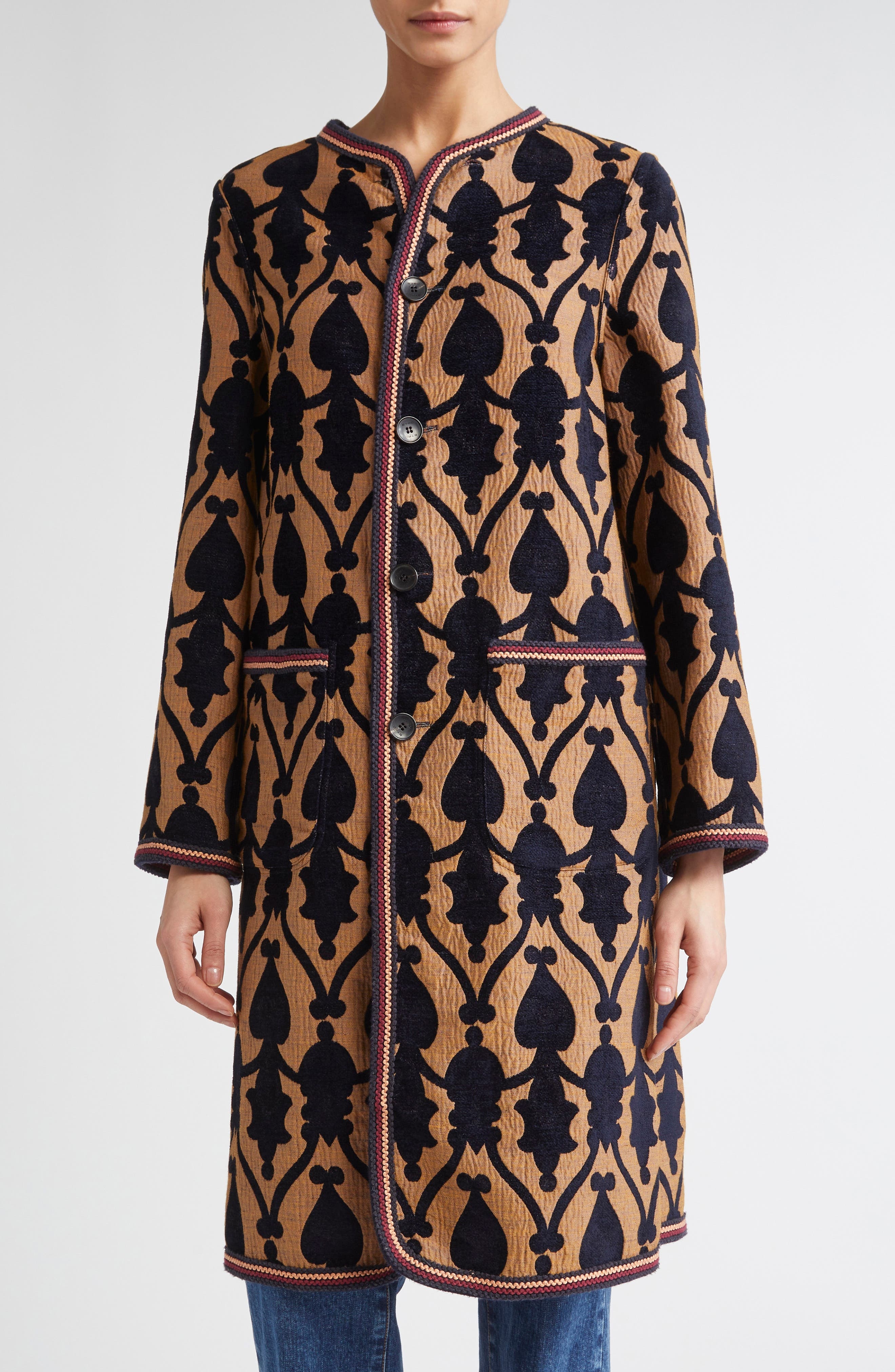 Etro Paisley Jacquard Jacket in Multicolor Blue Base at Nordstrom - 2