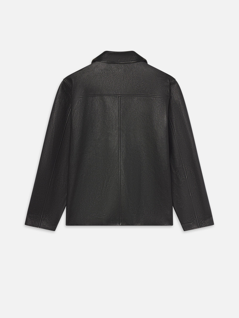 Leather Jacket in Black 5
