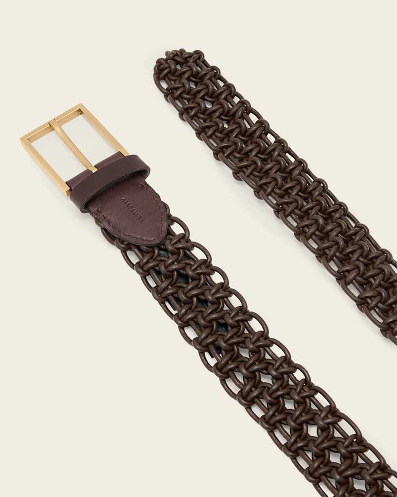 ILA LEATHER WOVEN BELT 3