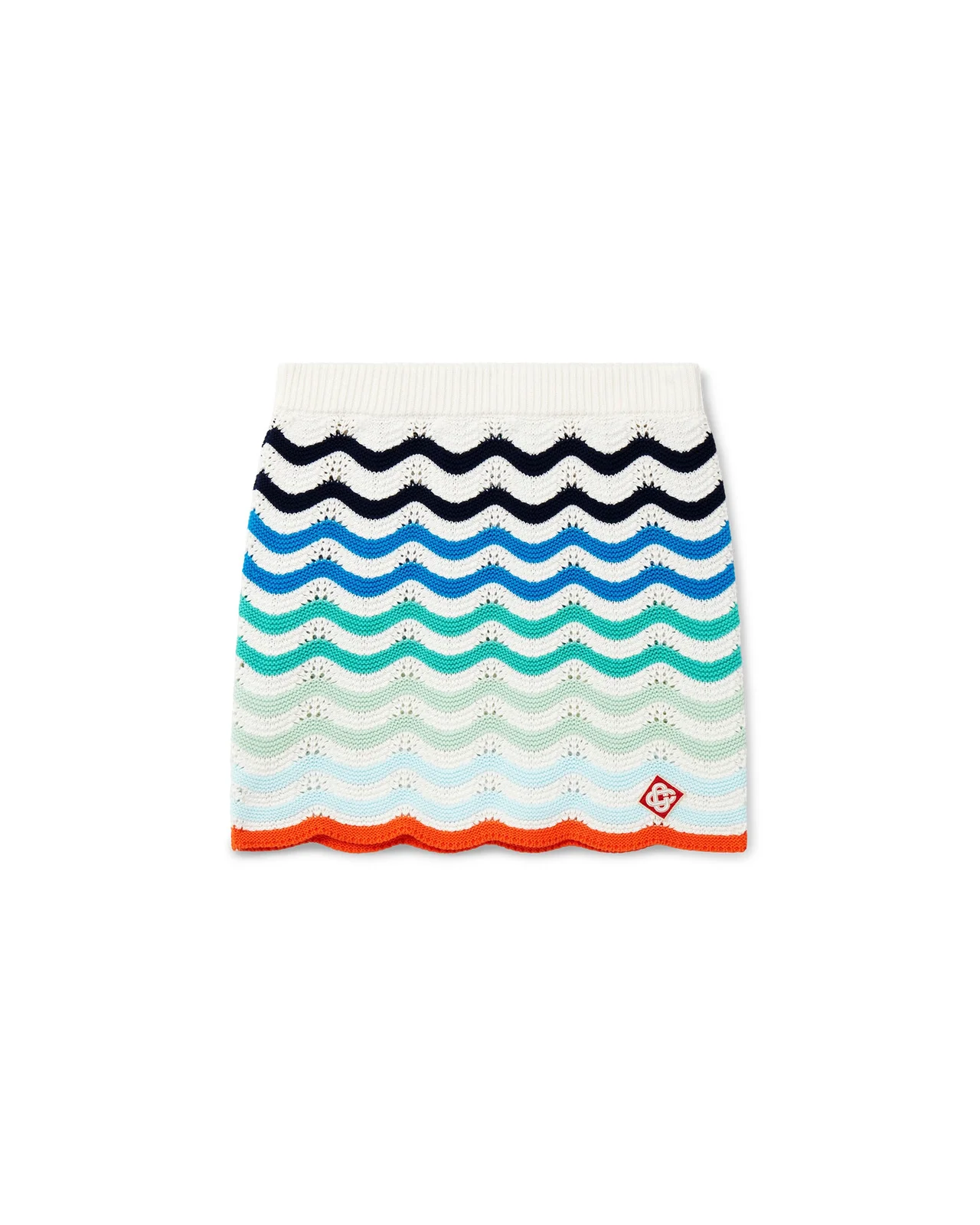 Gradient Wave Crochet Skirt - 1