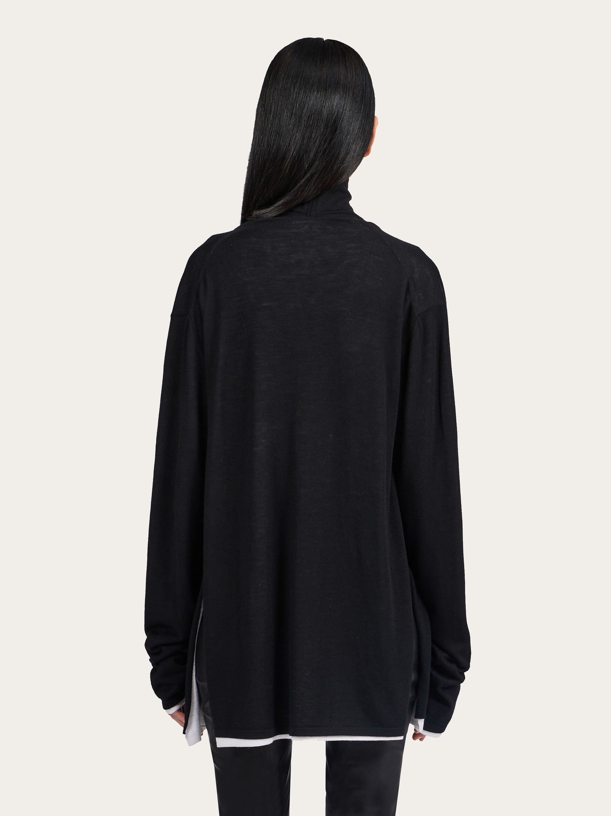Cardigan with shawl collar - 3