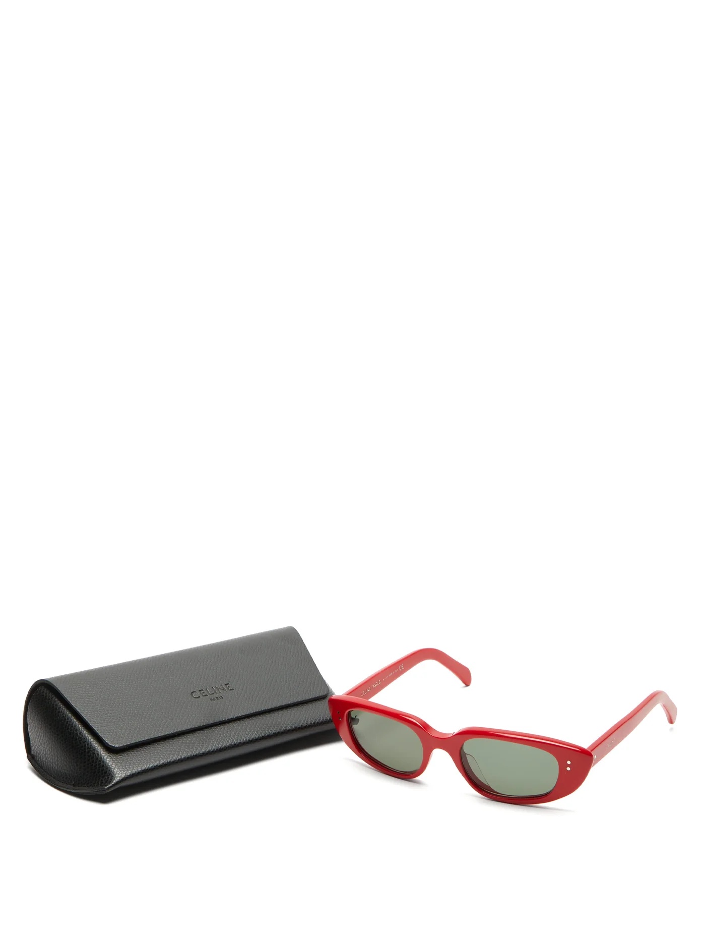 Oval acetate sunglasses - 5