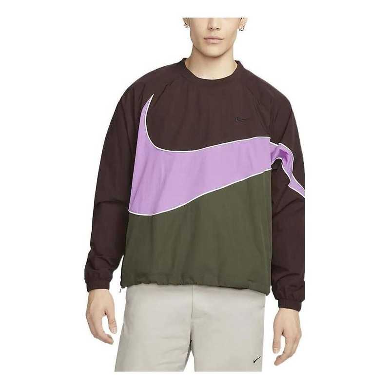 Nike Sportswear Big Swoosh Woven Jacket 'Earth Rush Fuchsia' DX0661-227 - 1