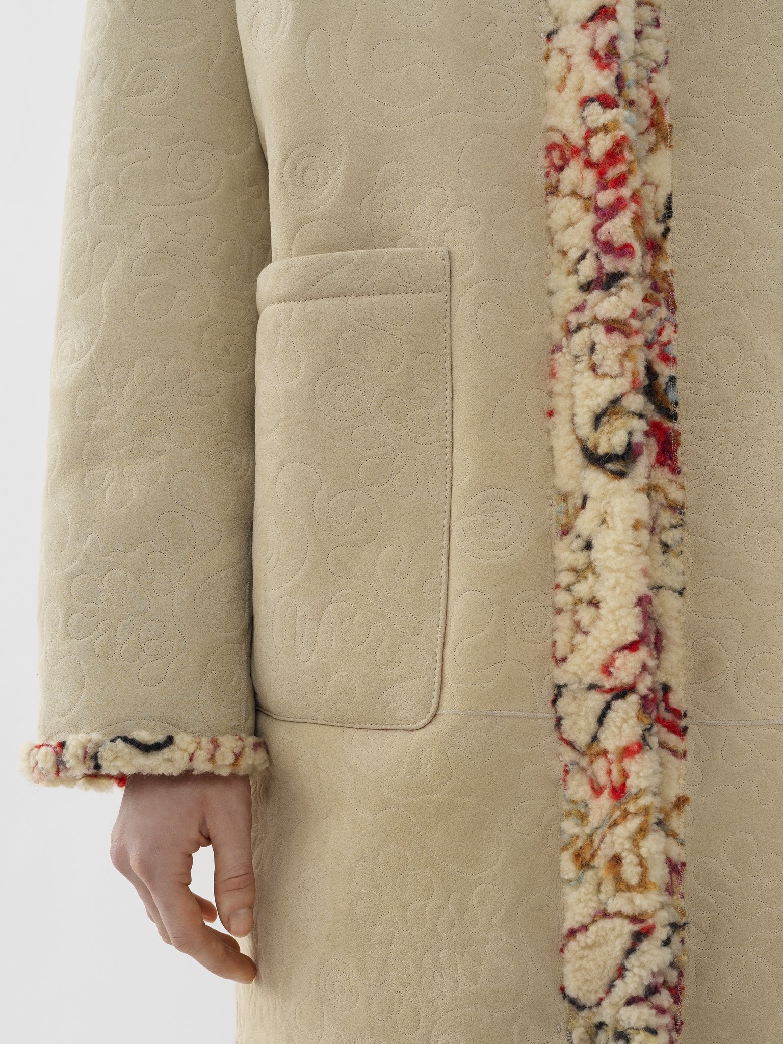 LONG COCOON COAT - 5