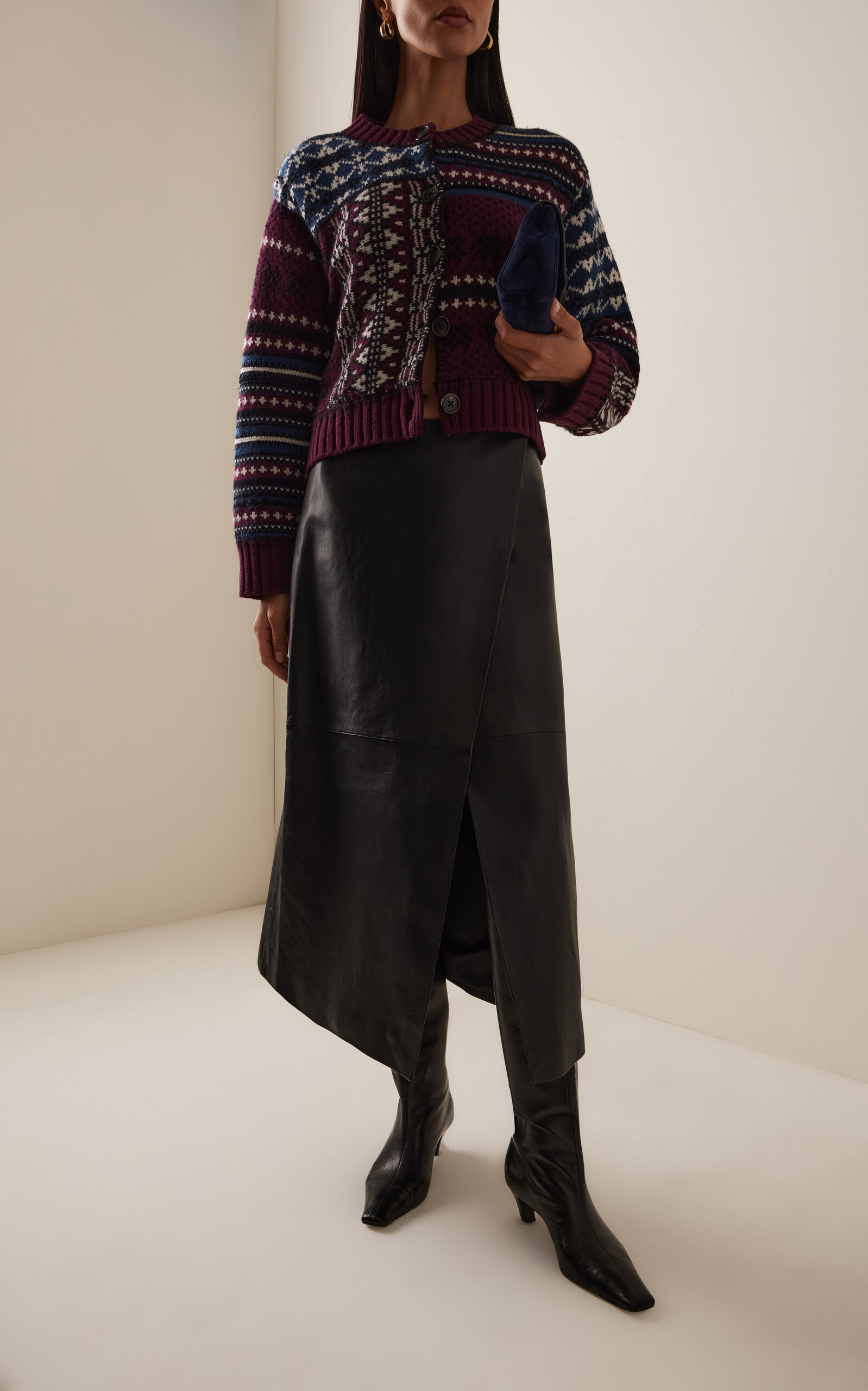 Linea Fair Isle Wool Cardigan multi - 3