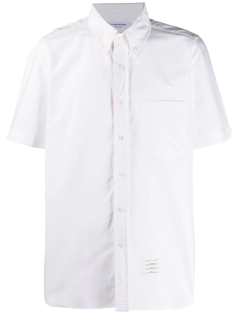 short-sleeved Oxford shirt - 1